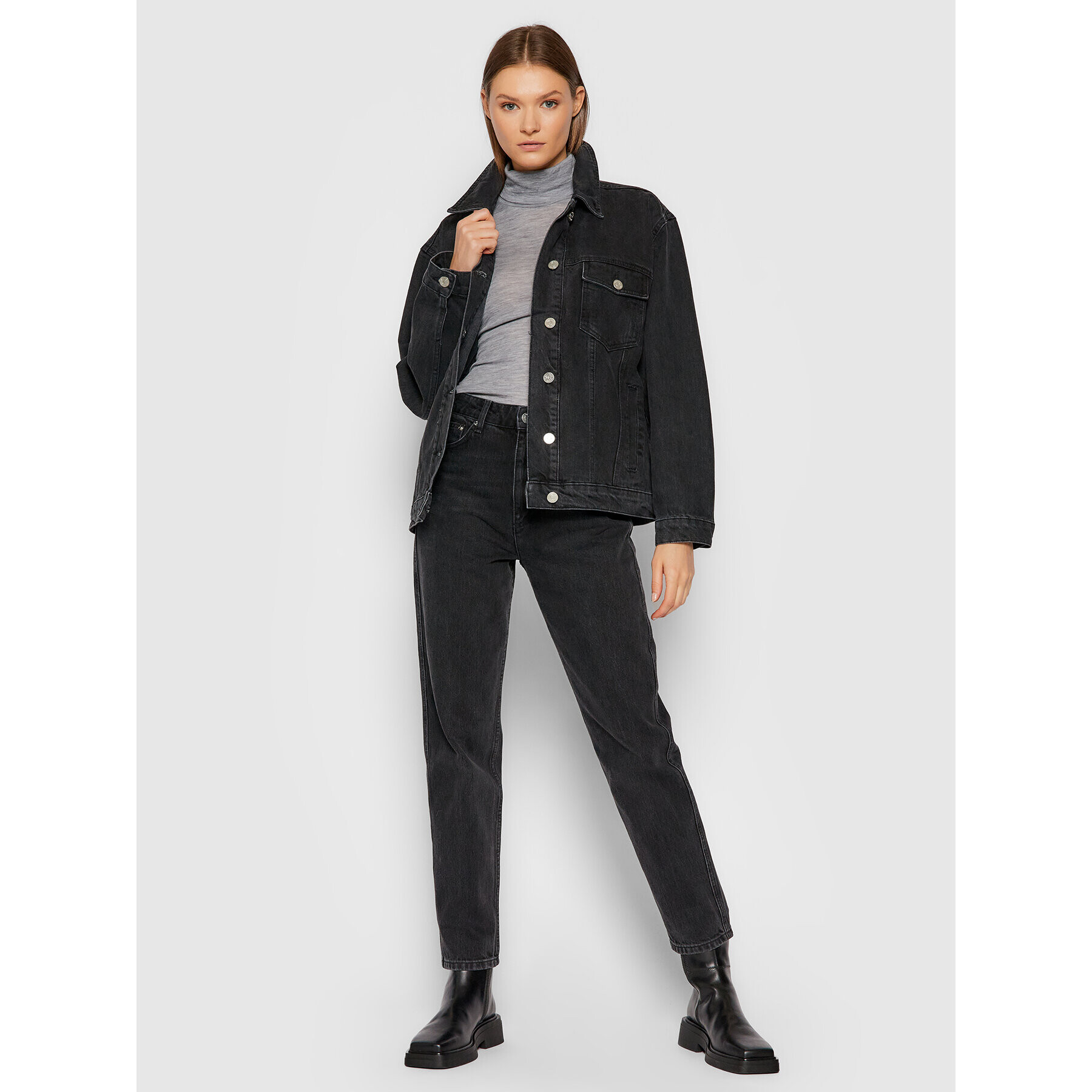 Gestuz Поло Wilmagz 10902766 Сив Regular Fit - Pepit.bg