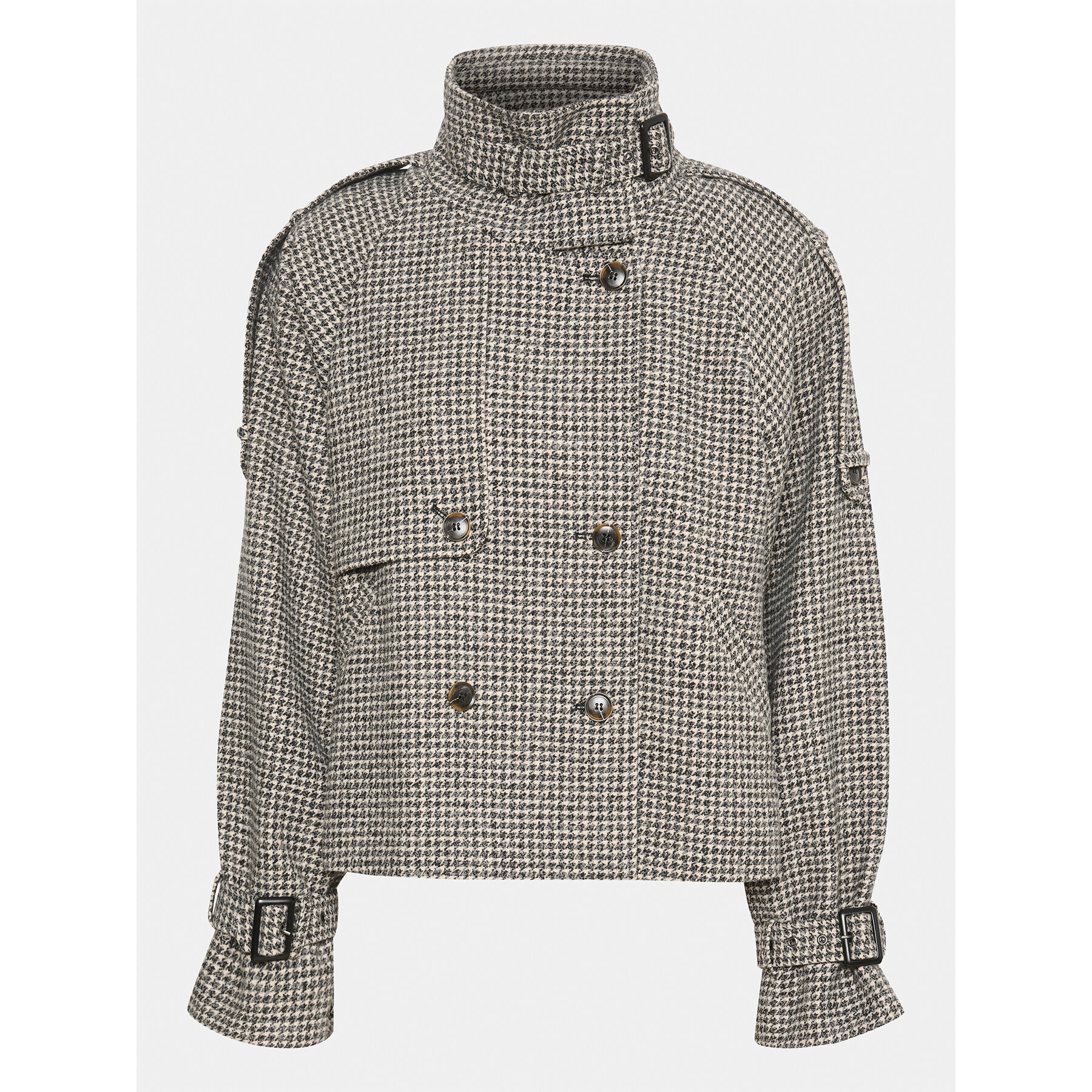 Gestuz Преходно яке 10908182 Сив Relaxed Fit - Pepit.bg