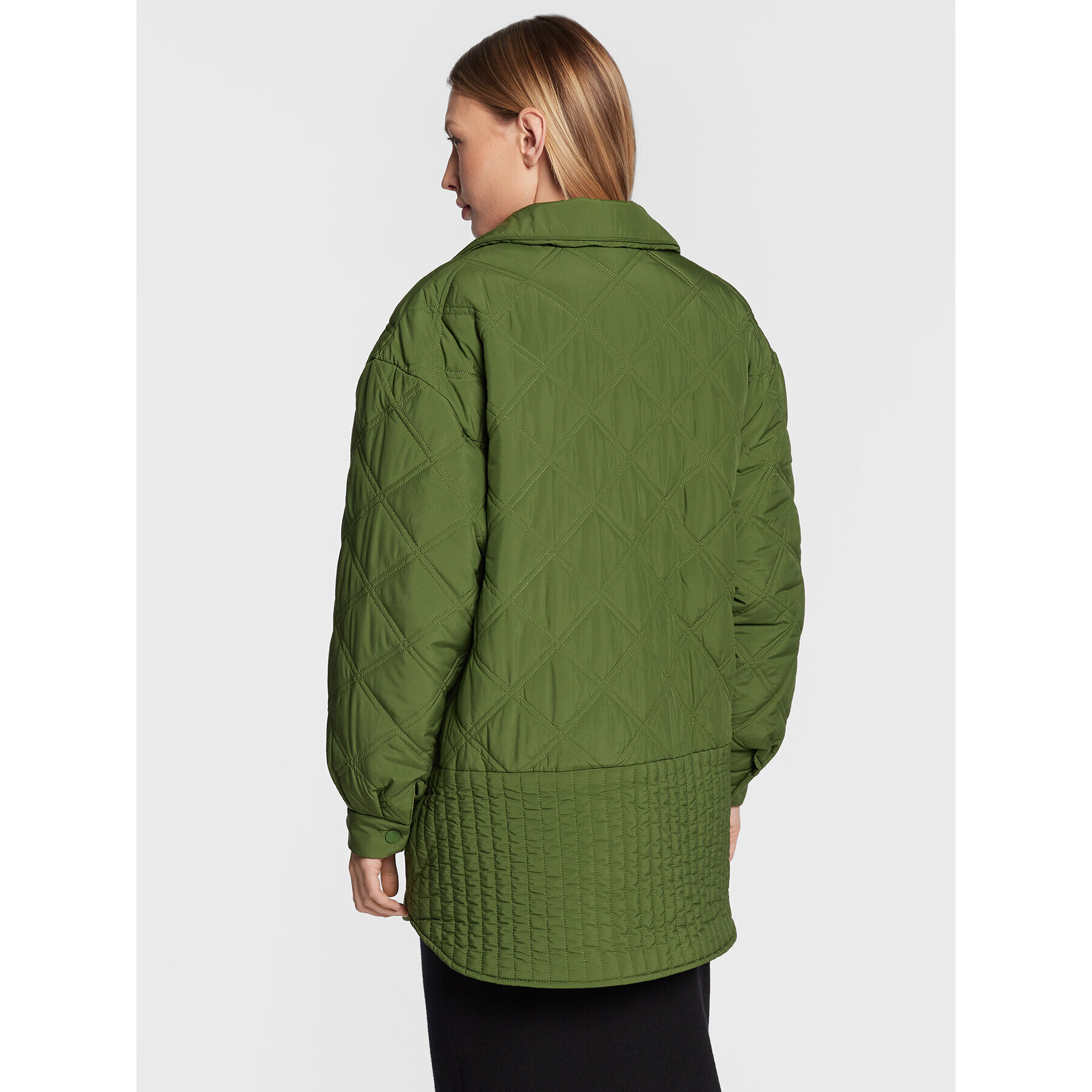 Gestuz Преходно яке Teba 10906357 Зелен Loose Fit - Pepit.bg