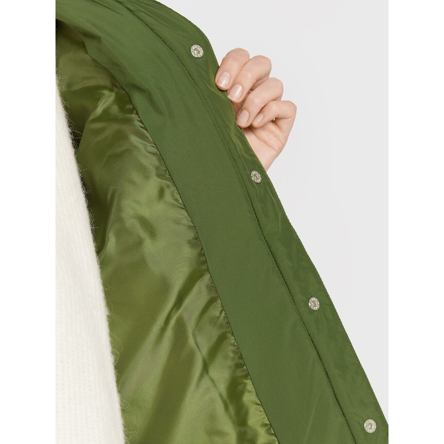 Gestuz Преходно яке Teba 10906357 Зелен Loose Fit - Pepit.bg