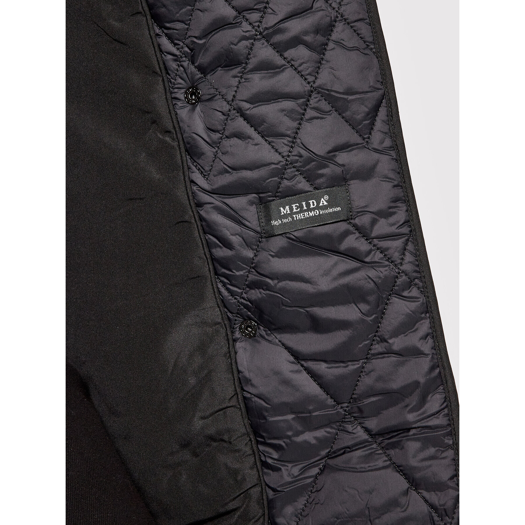 Gestuz Пухено яке Evala 10905602 Черен Loose Fit - Pepit.bg