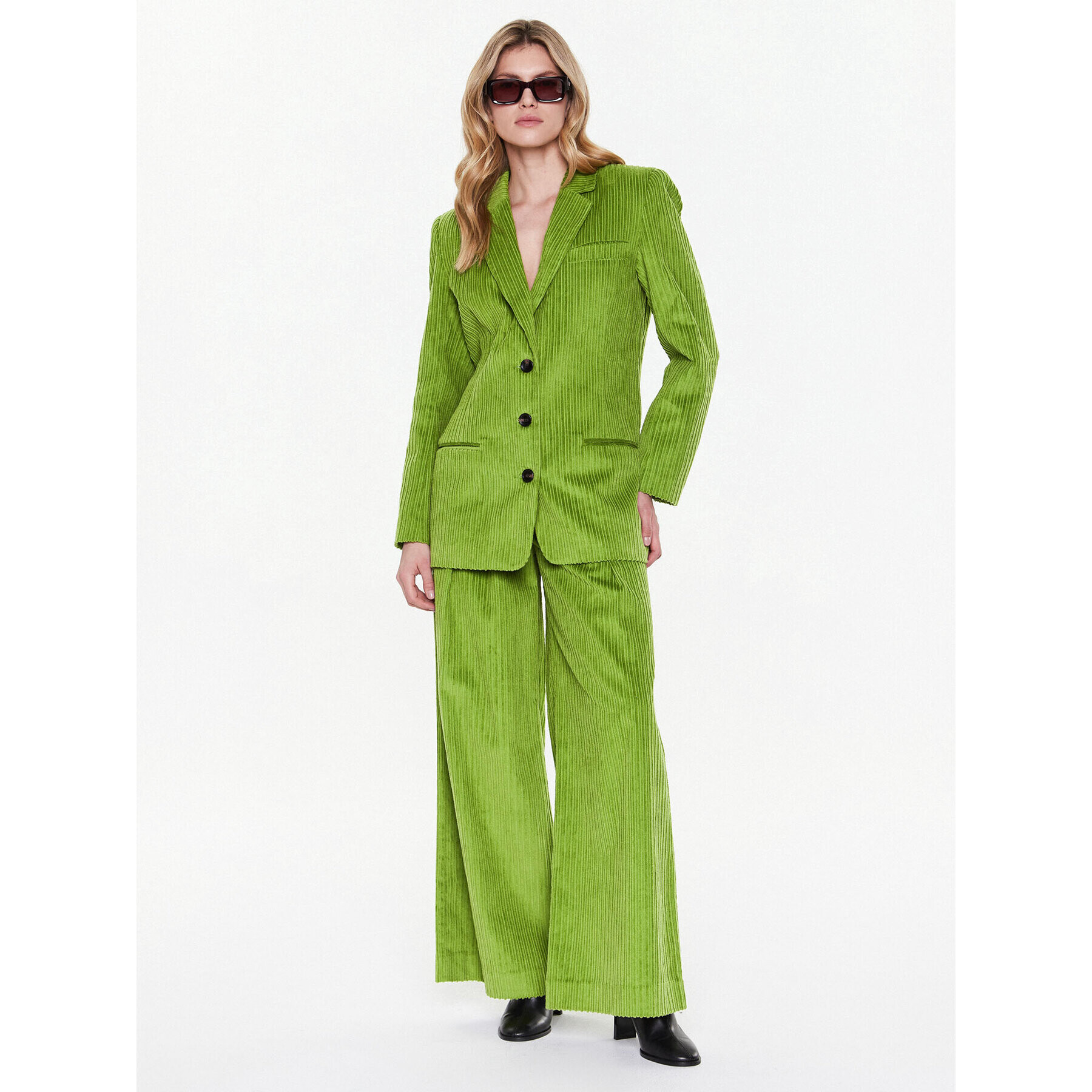 Gestuz Сако Megan 10906750 Зелен Relaxed Fit - Pepit.bg
