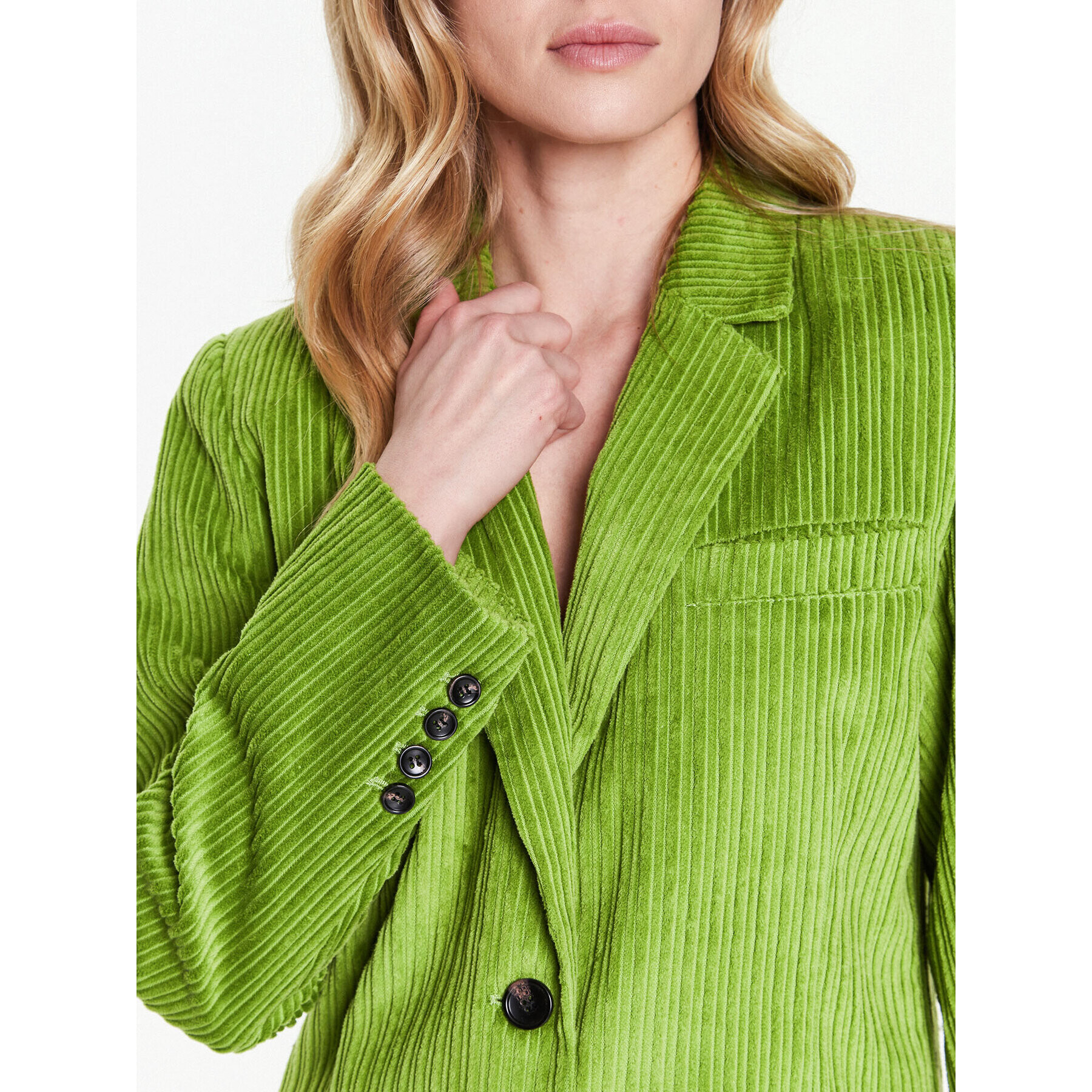 Gestuz Сако Megan 10906750 Зелен Relaxed Fit - Pepit.bg