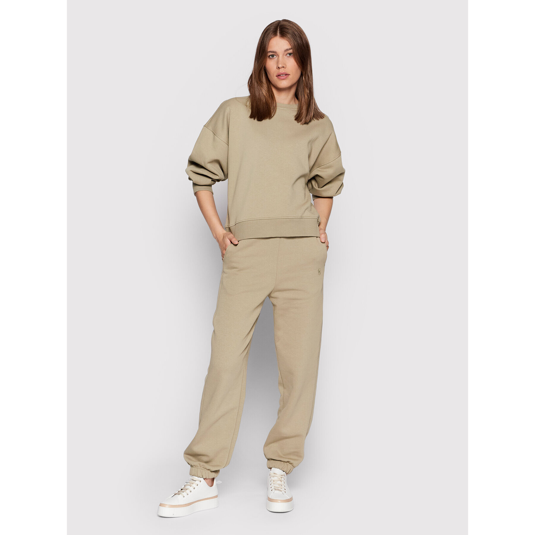 Gestuz Суитшърт Rubigz 10905446 Зелен Relaxed Fit - Pepit.bg