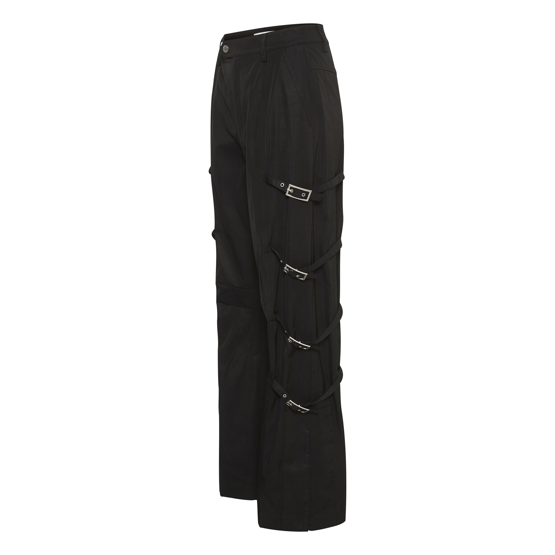 Gestuz Текстилни панталони 10908260 Черен Regular Fit - Pepit.bg