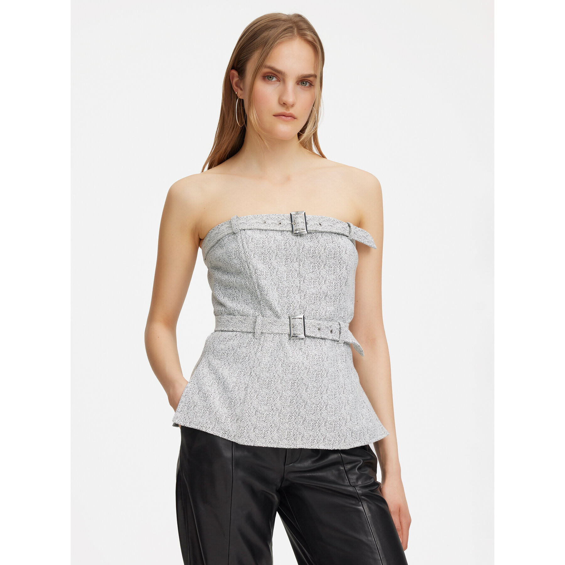 Gestuz топ Coelle 10908647 Сив Regular Fit - Pepit.bg