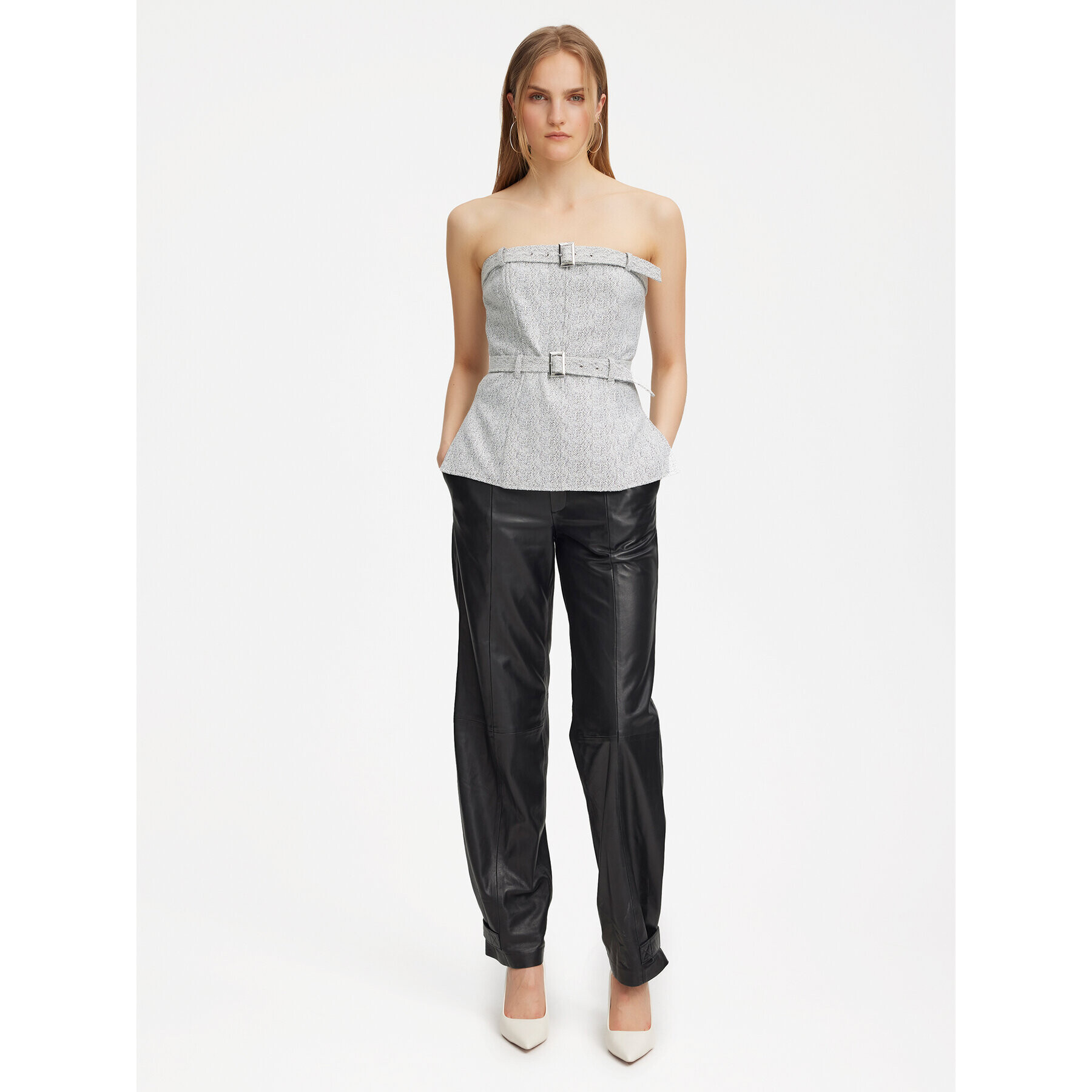 Gestuz топ Coelle 10908647 Сив Regular Fit - Pepit.bg