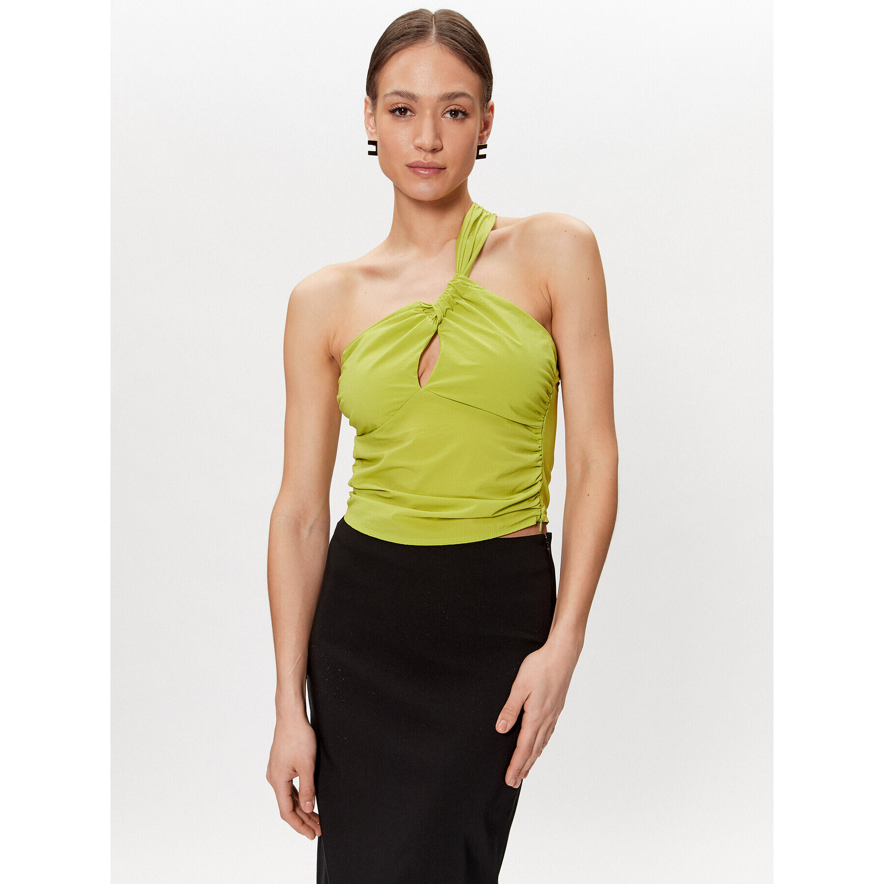 Gestuz топ Gigi 10907017 Зелен Slim Fit - Pepit.bg