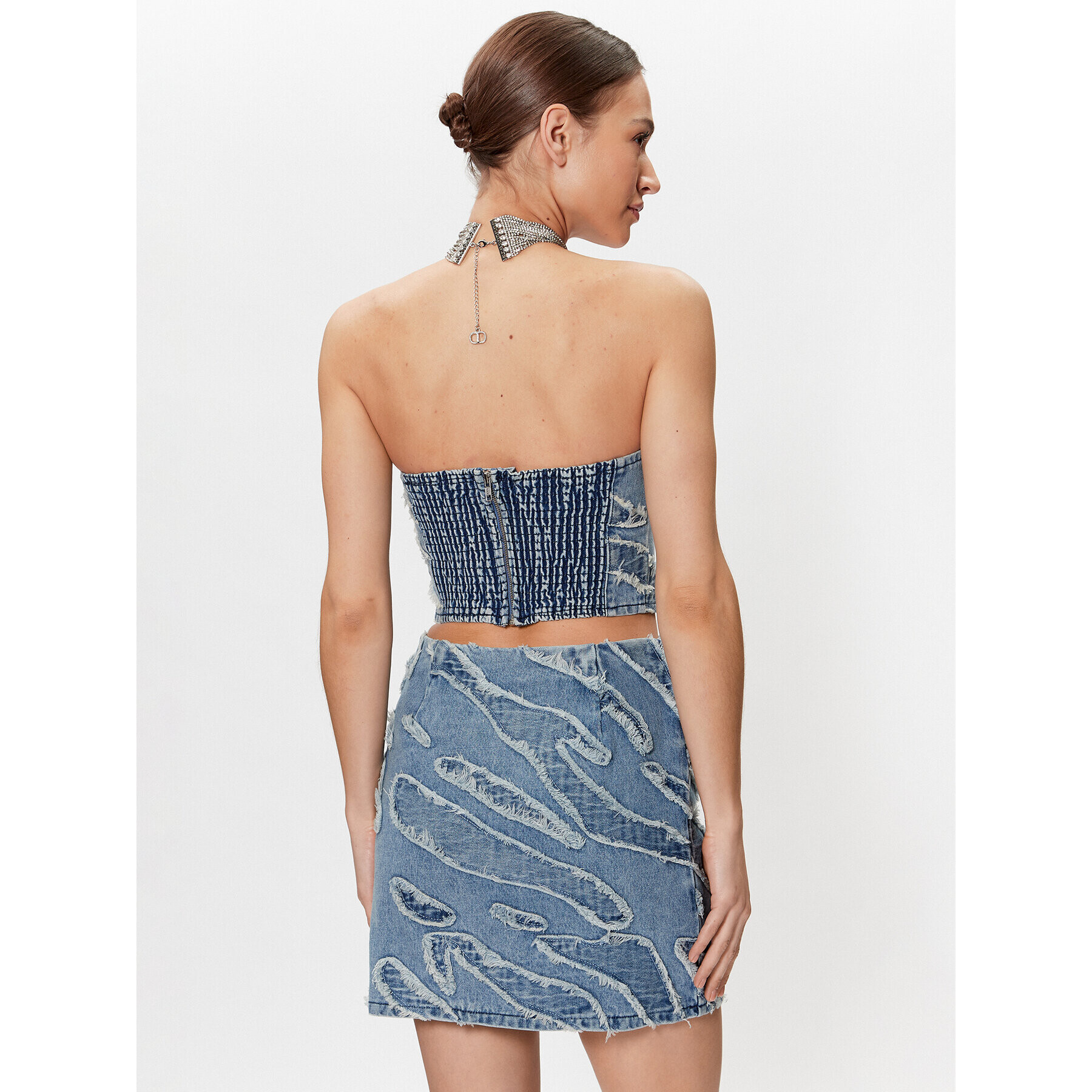 Gestuz топ Larisa 10906883 Син Slim Fit - Pepit.bg