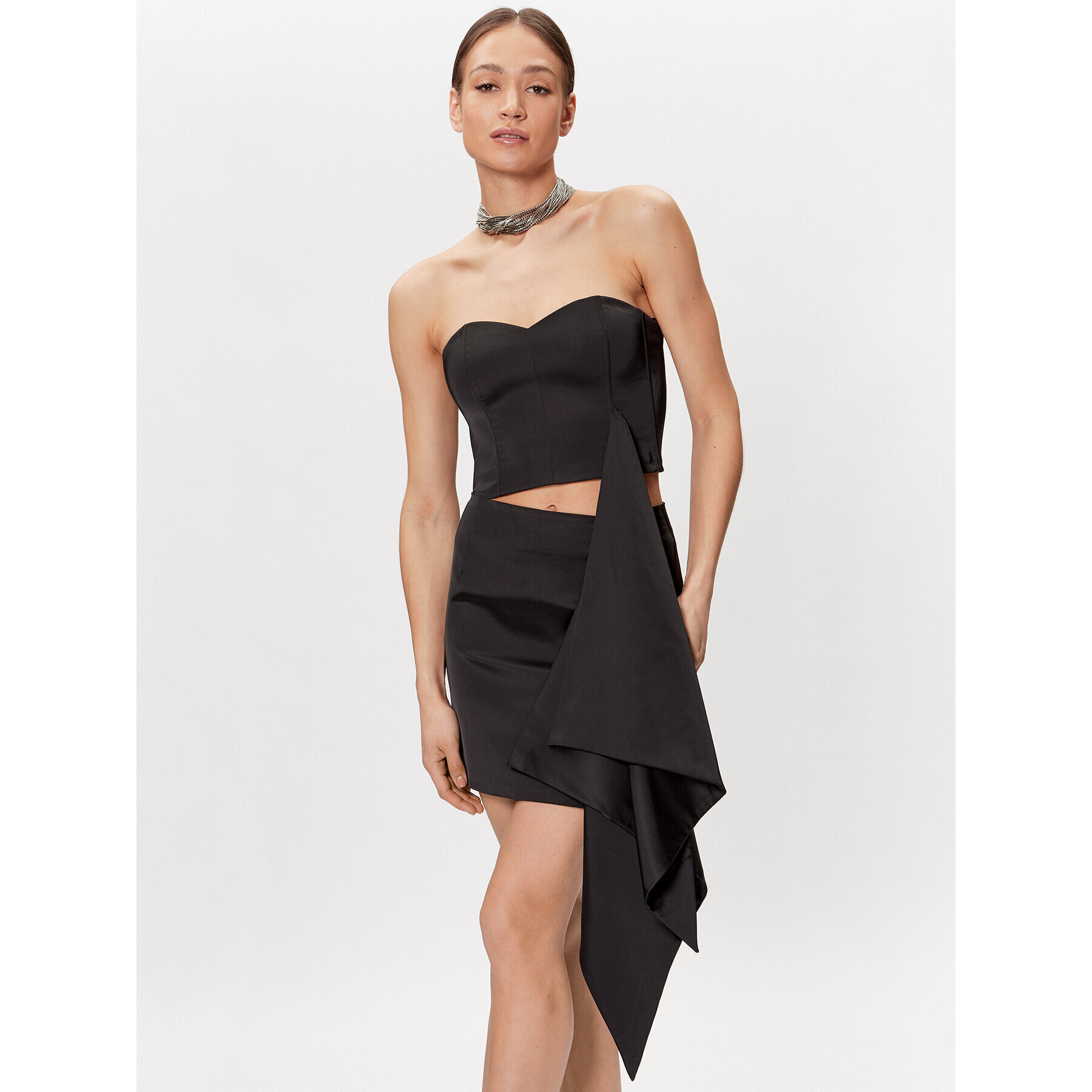 Gestuz топ Nilia 10907012 Черен Slim Fit - Pepit.bg