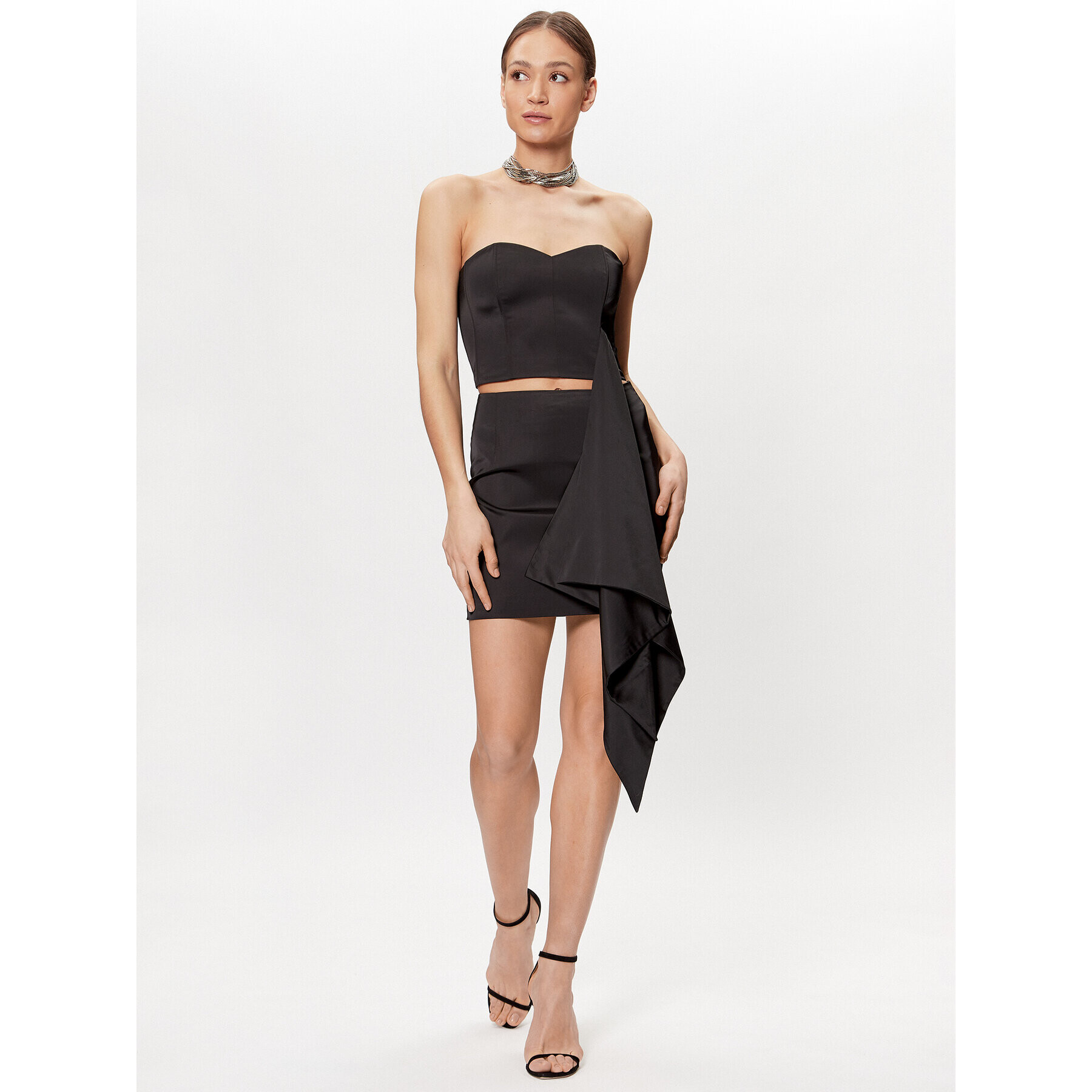 Gestuz топ Nilia 10907012 Черен Slim Fit - Pepit.bg