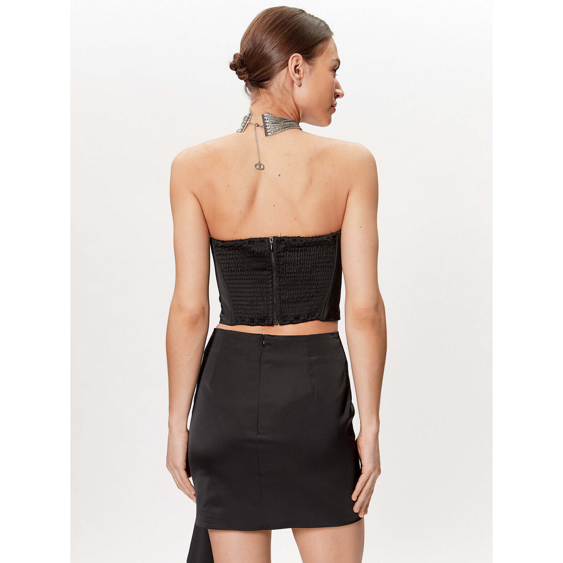 Gestuz топ Nilia 10907012 Черен Slim Fit - Pepit.bg