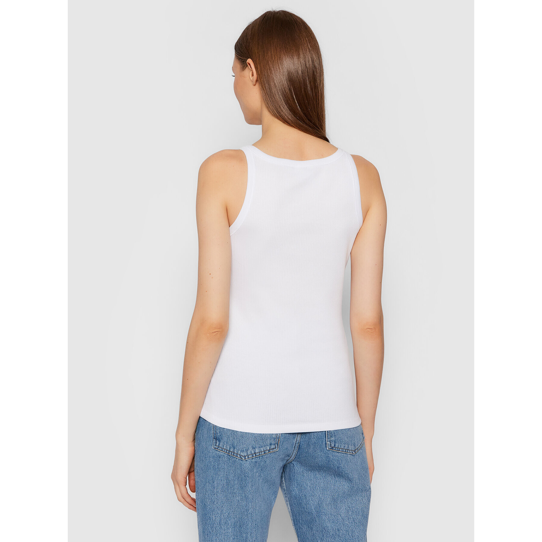 Gestuz топ Rollagz 10903393 Бял Slim Fit - Pepit.bg