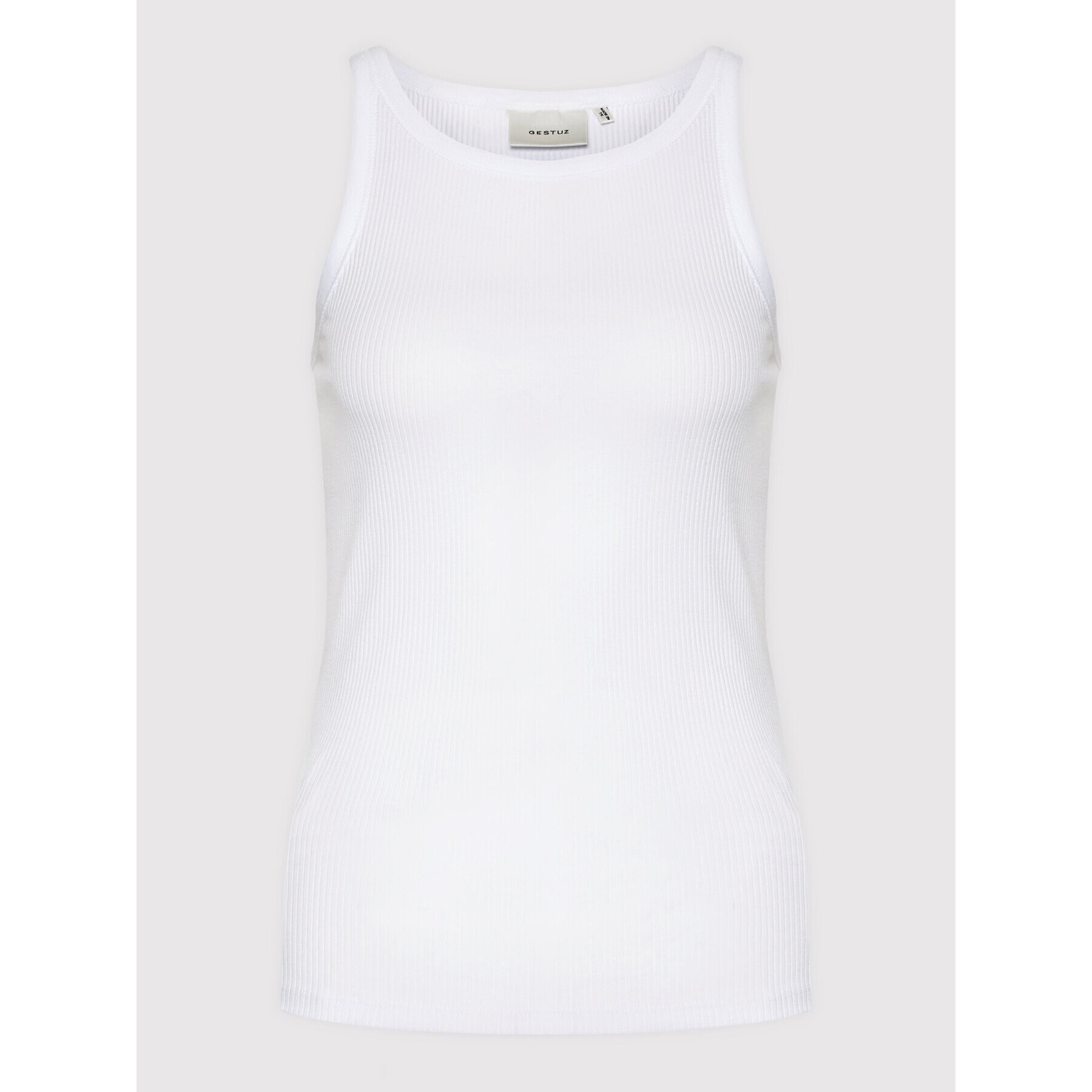 Gestuz топ Rollagz 10903393 Бял Slim Fit - Pepit.bg