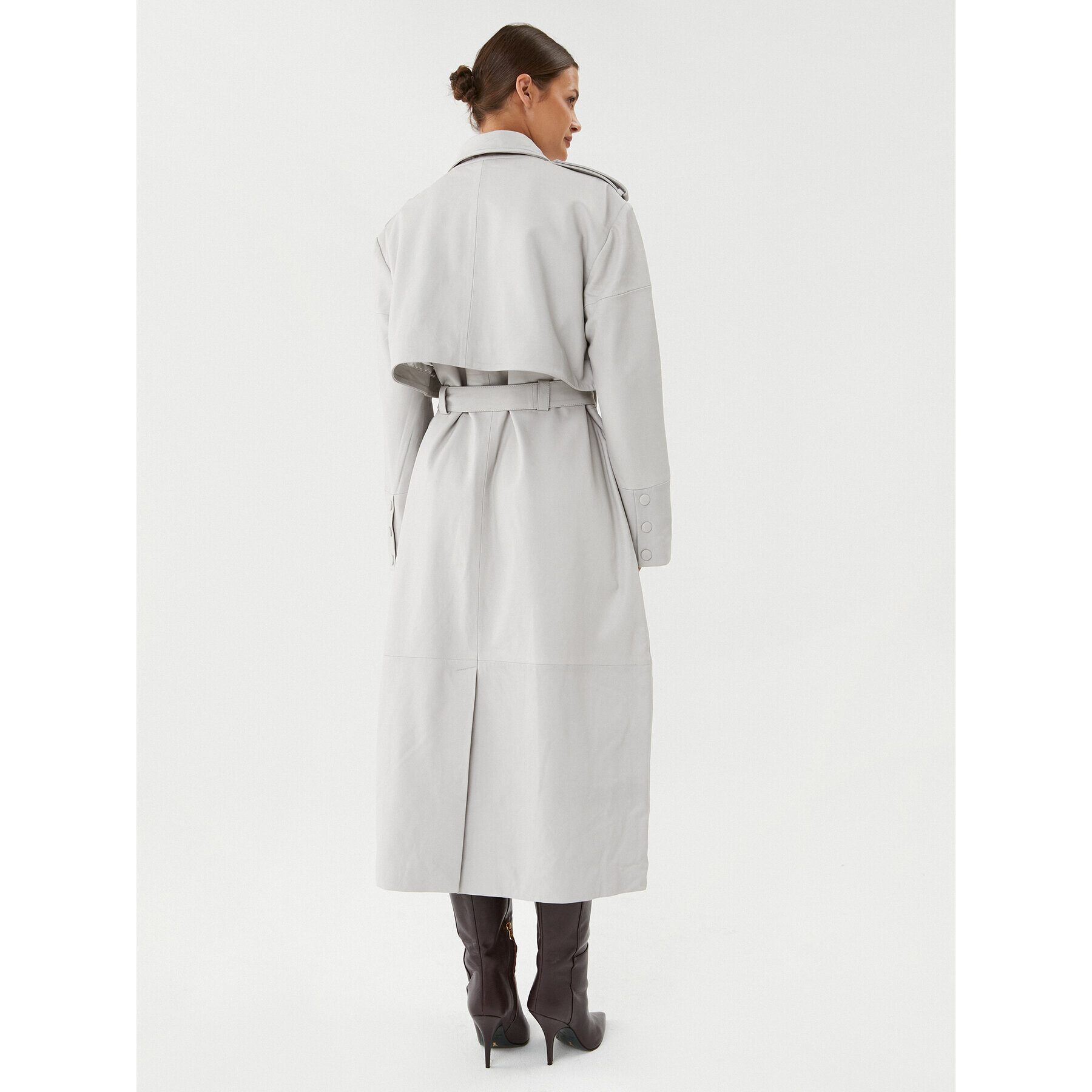 Gestuz Тренч 10908193 Сив Regular Fit - Pepit.bg