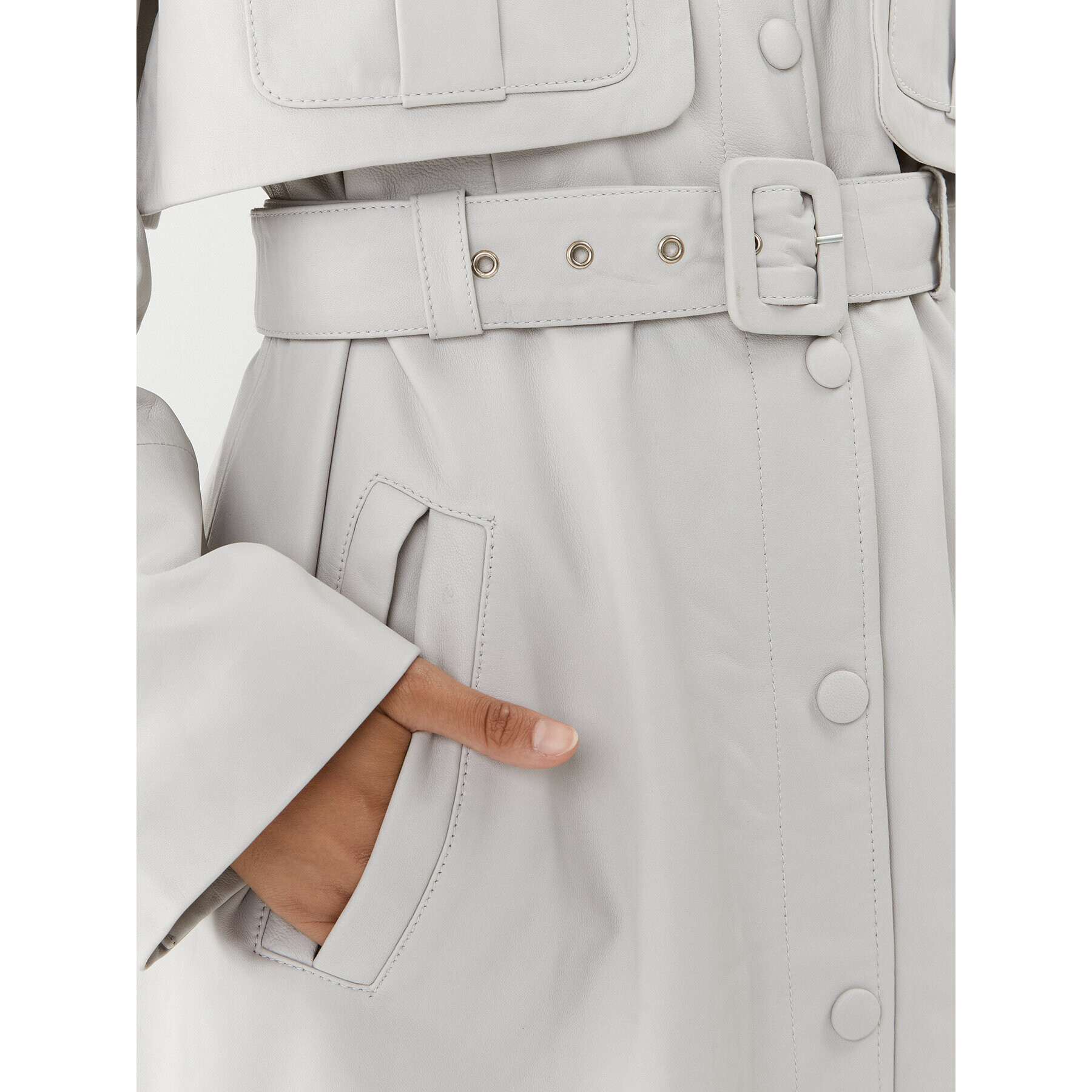 Gestuz Тренч 10908193 Сив Regular Fit - Pepit.bg