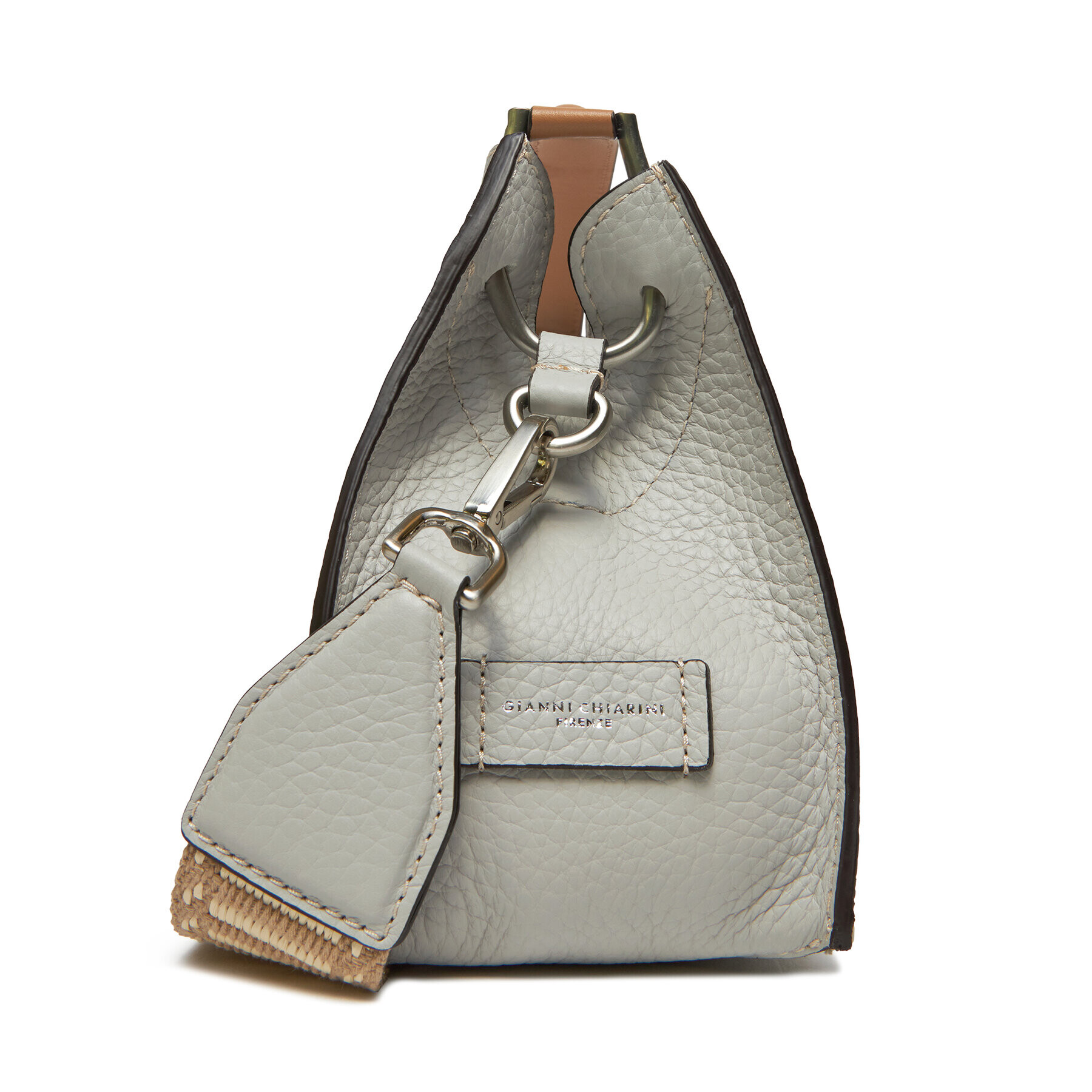 Gianni Chiarini Дамска чанта Aurora BS 10565 RNGDBL-NA Бял - Pepit.bg