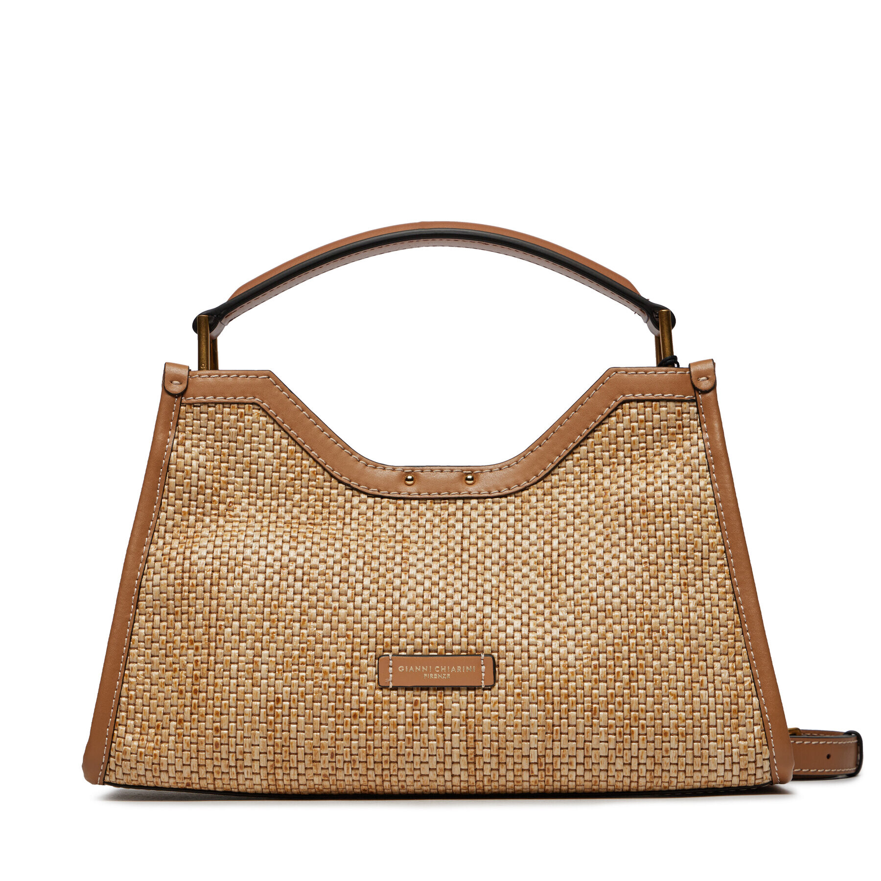 Gianni Chiarini Дамска чанта Aurora BS 10835 BRICK-PL Кафяв - Pepit.bg