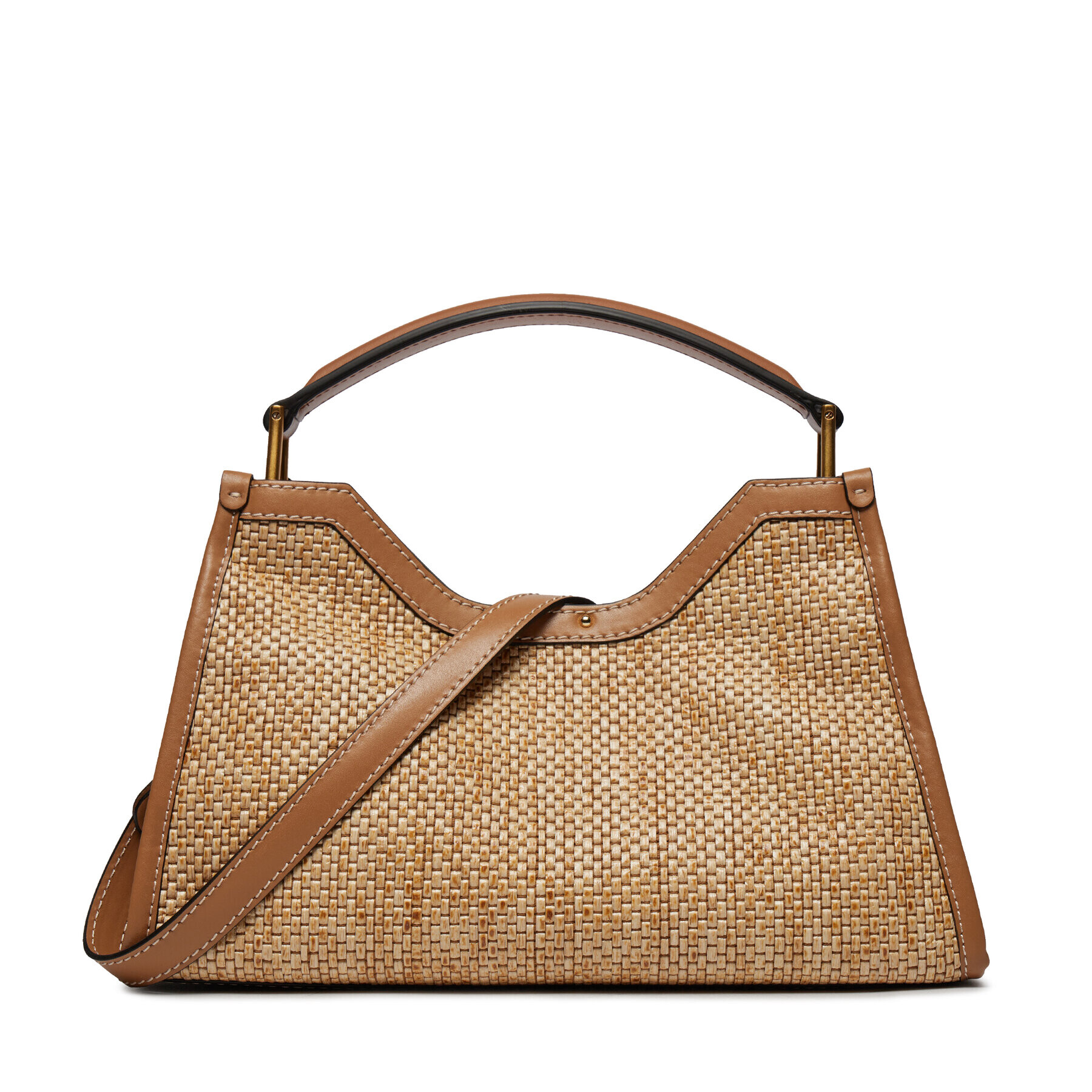 Gianni Chiarini Дамска чанта Aurora BS 10835 BRICK-PL Кафяв - Pepit.bg