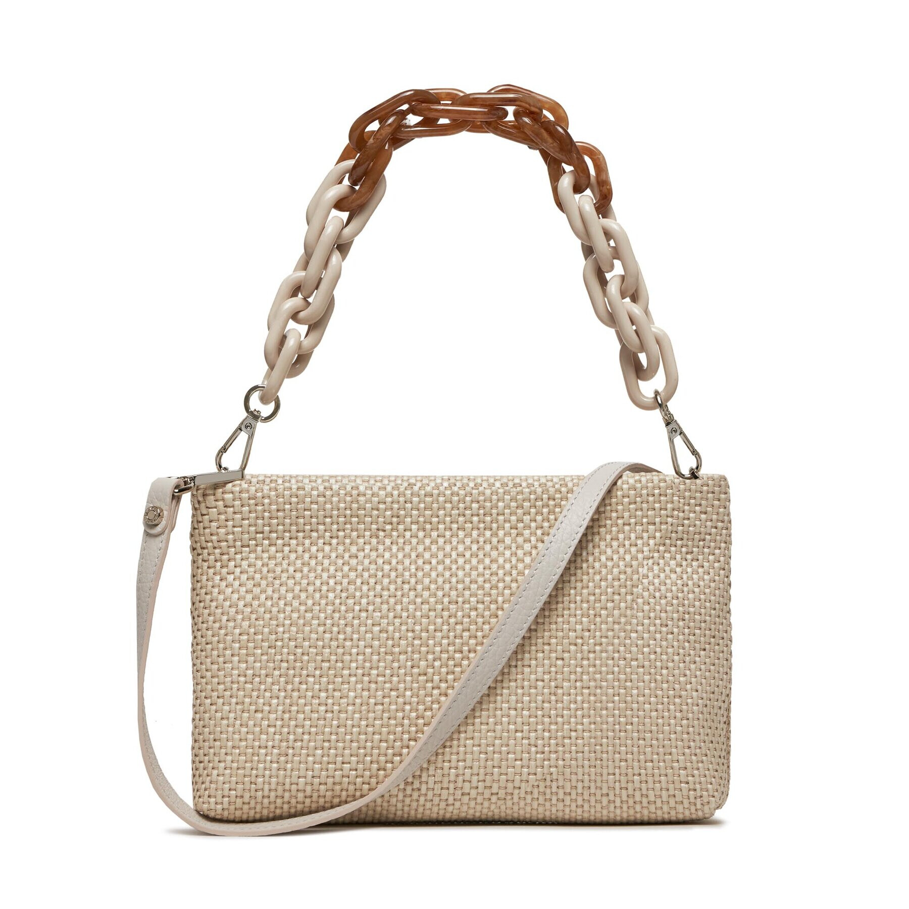Gianni Chiarini Дамска чанта Brenda BS 8265/24PE CST-PL Бял - Pepit.bg
