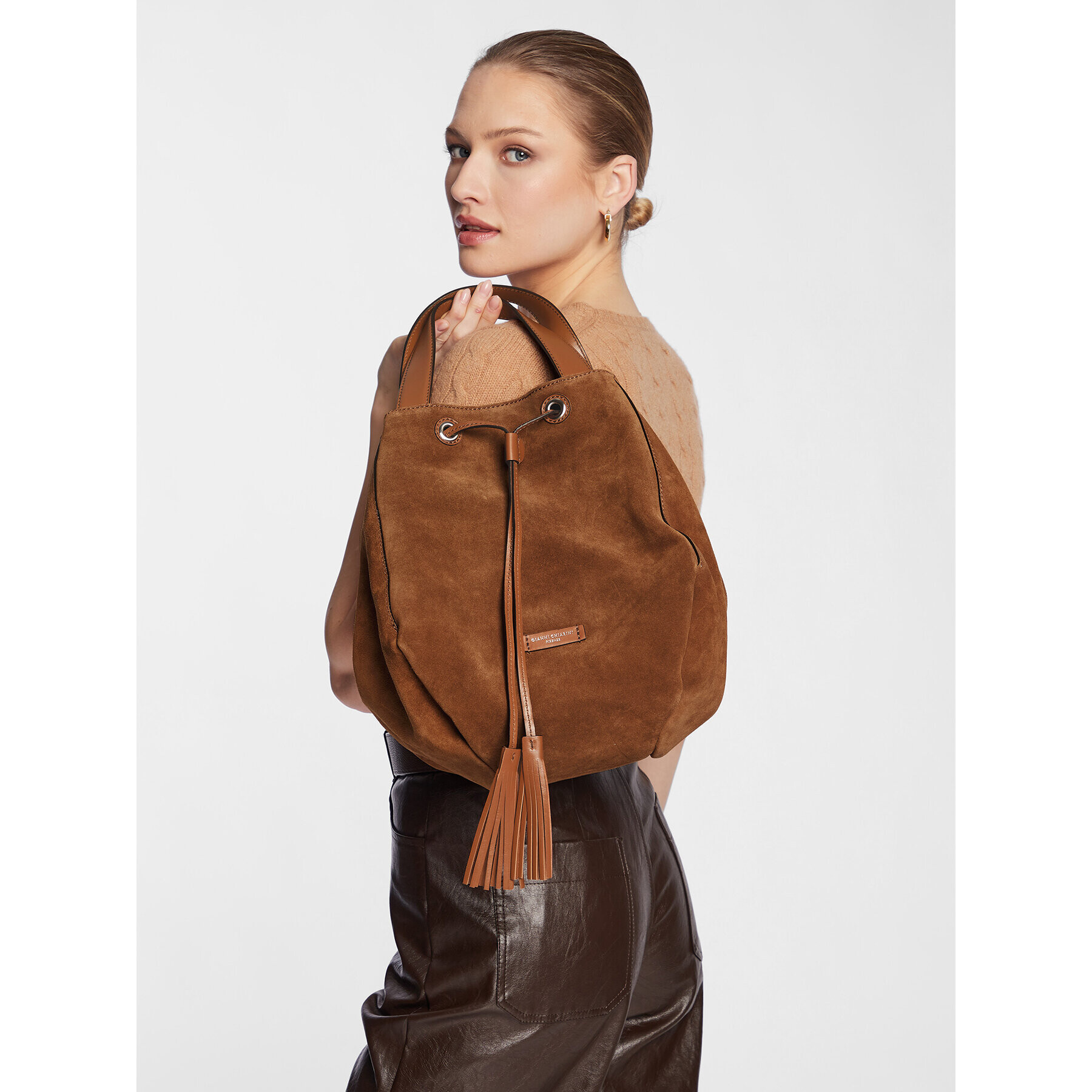 Gianni Chiarini Дамска чанта Maya BS 10040 CM-PL-099 Кафяв - Pepit.bg