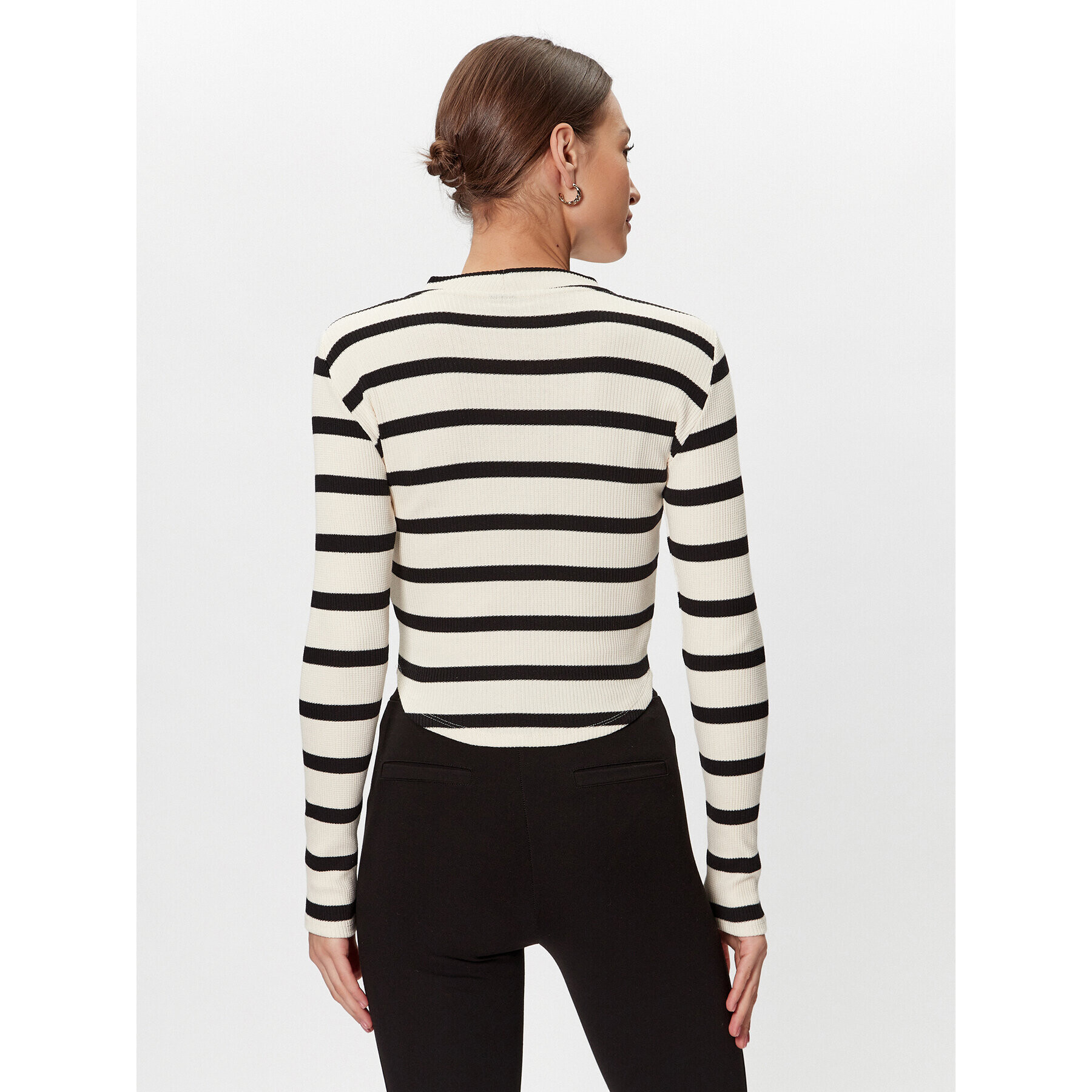 Gina Tricot Блуза 20400 Екрю Regular Fit - Pepit.bg