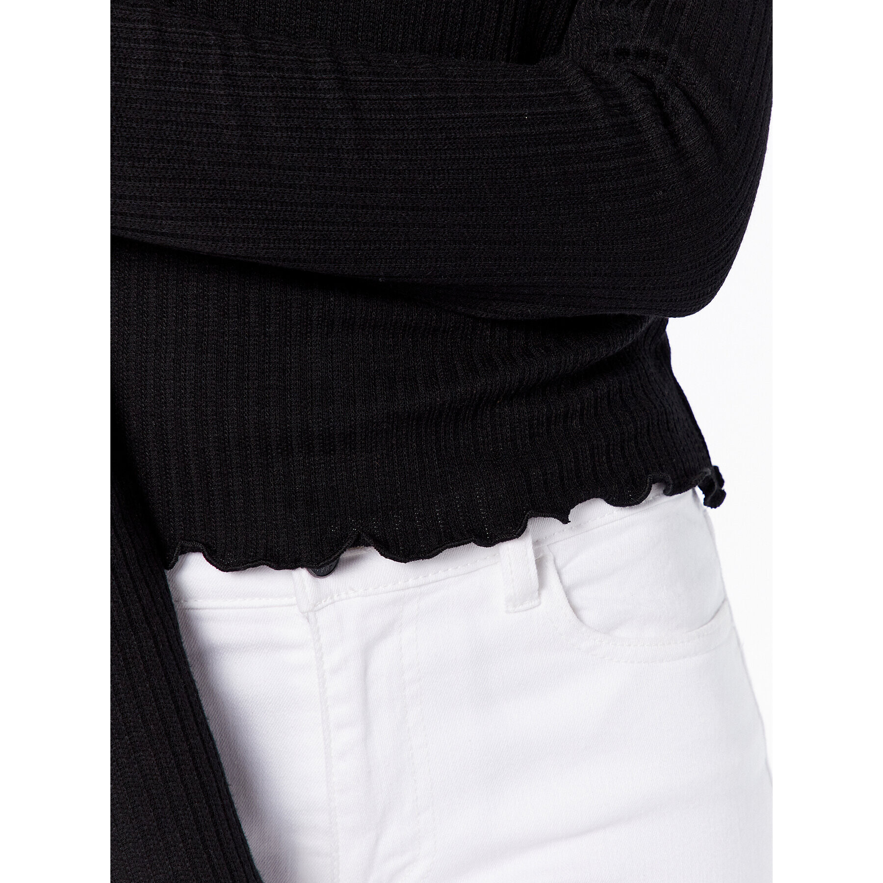 Gina Tricot Блуза Alba 18689 Черен Regular Fit - Pepit.bg