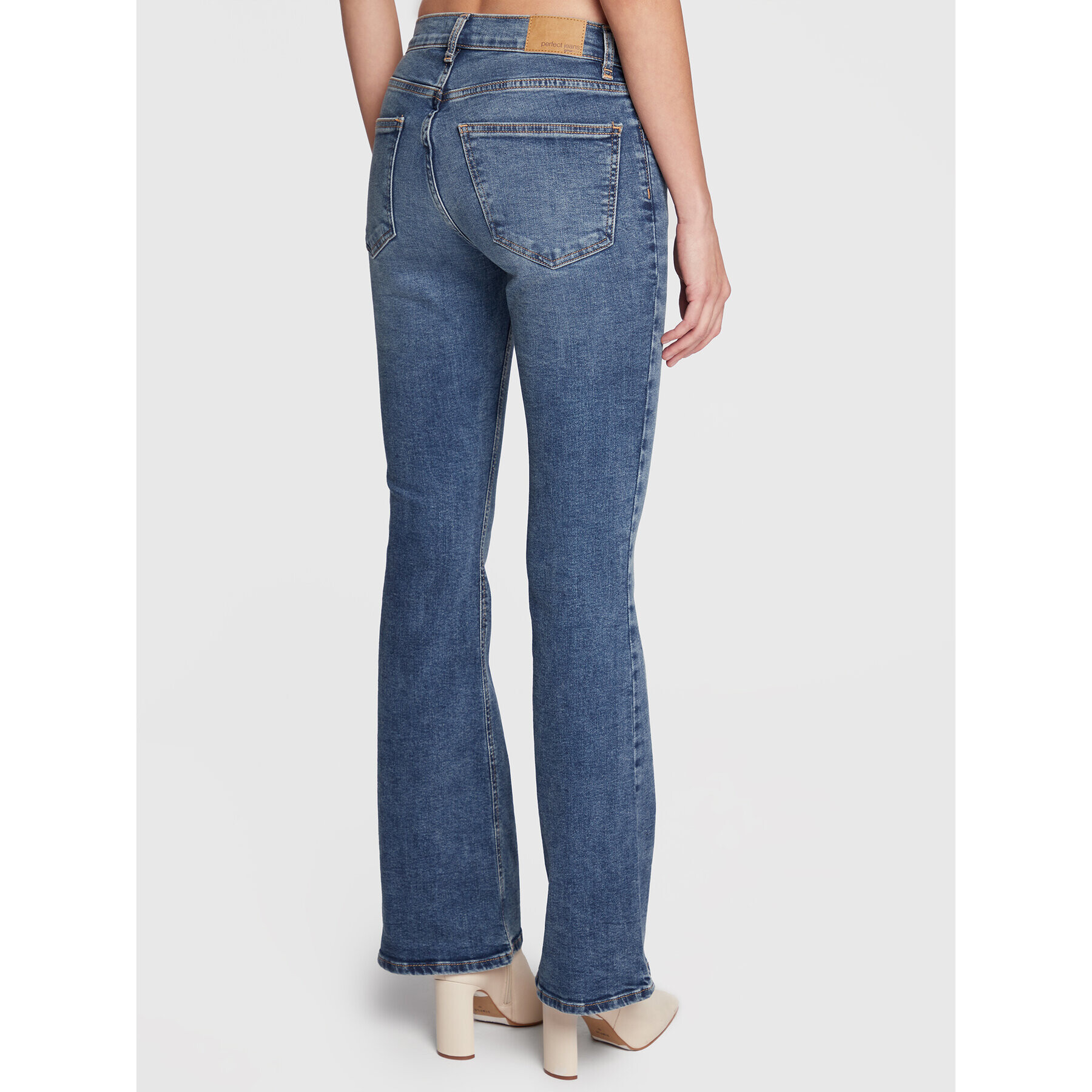 Gina Tricot Дънки 17398 Тъмносин Regular Fit - Pepit.bg