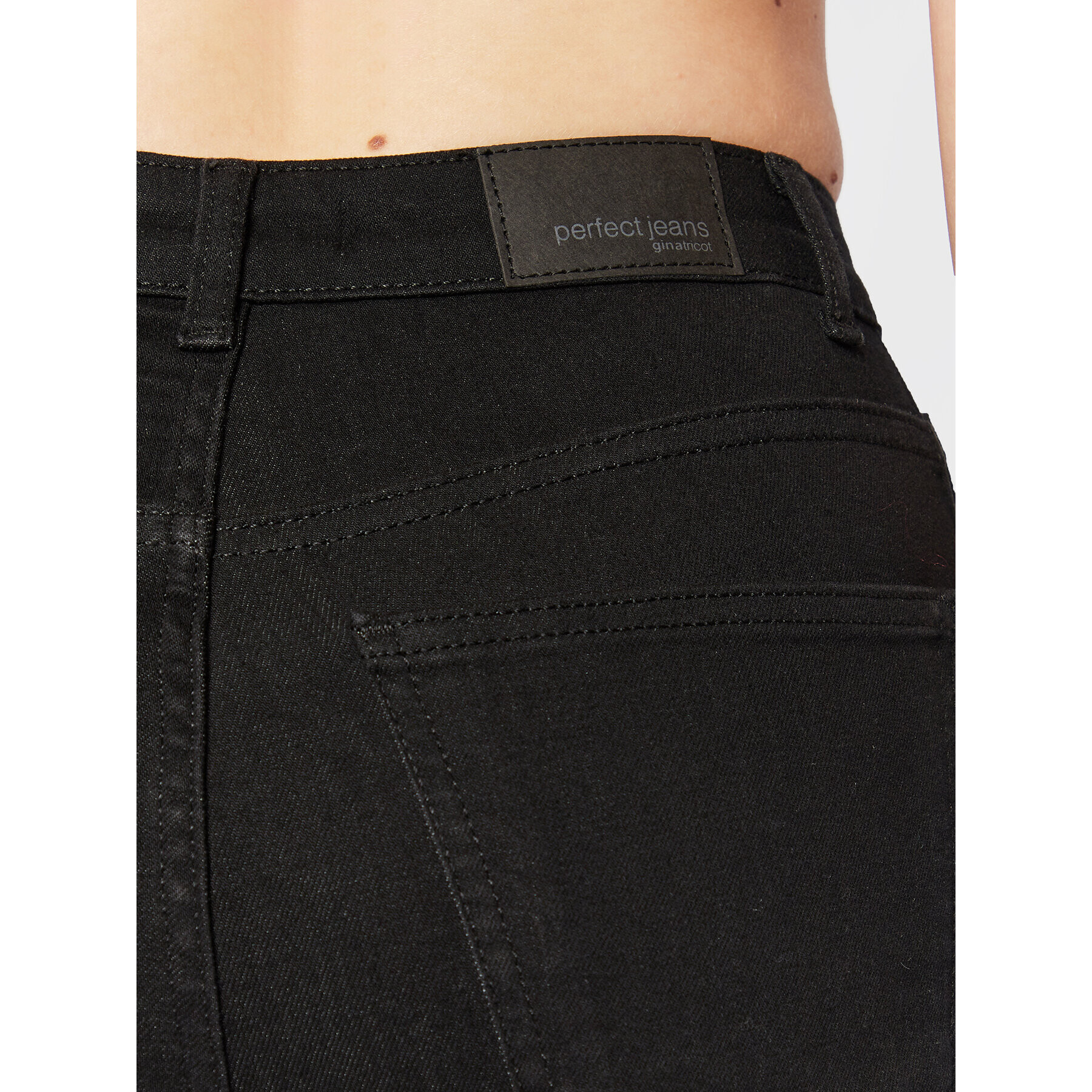 Gina Tricot Дънки 17825 Черен Slim Fit - Pepit.bg
