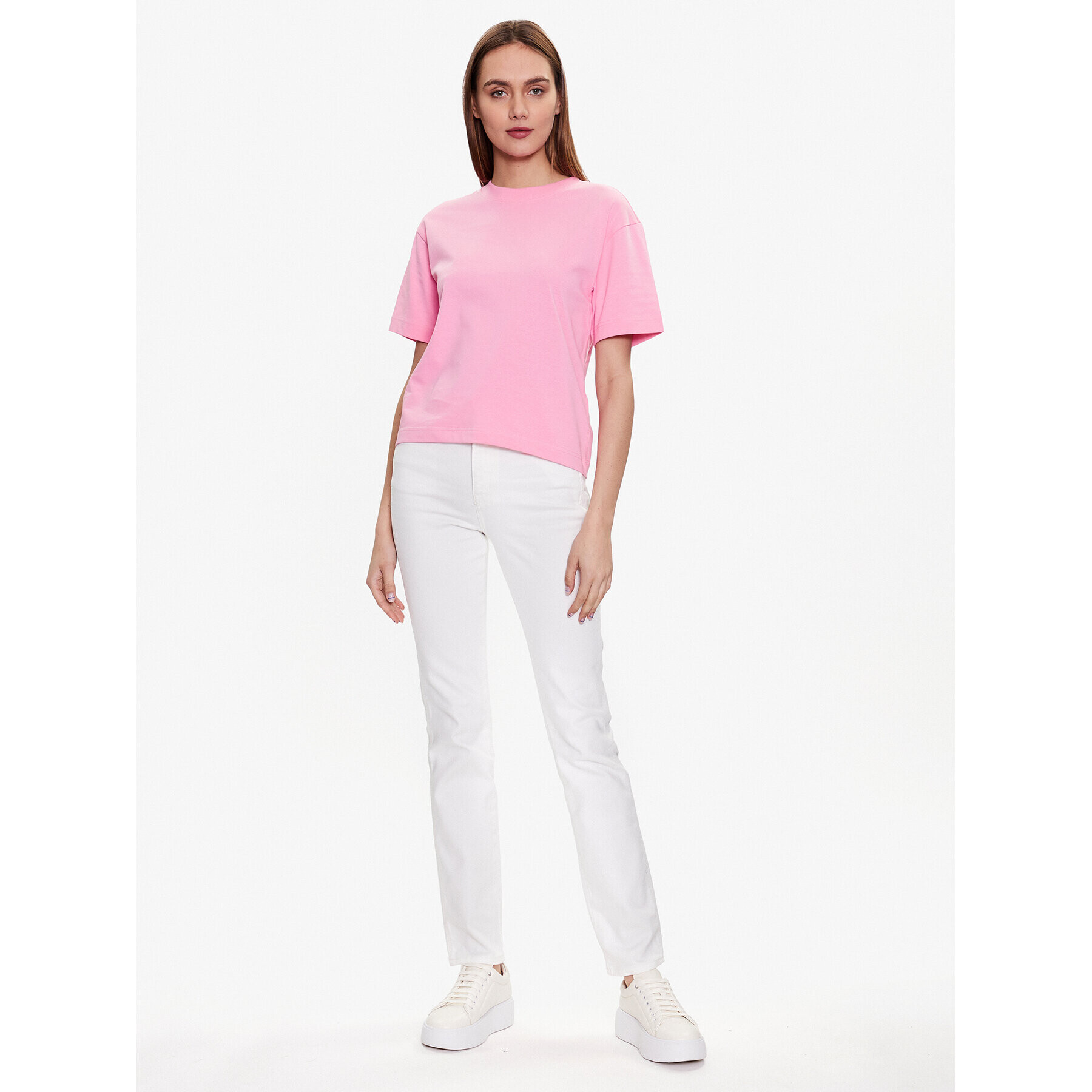 Gina Tricot Дънки 18983 Бял Slim Fit - Pepit.bg