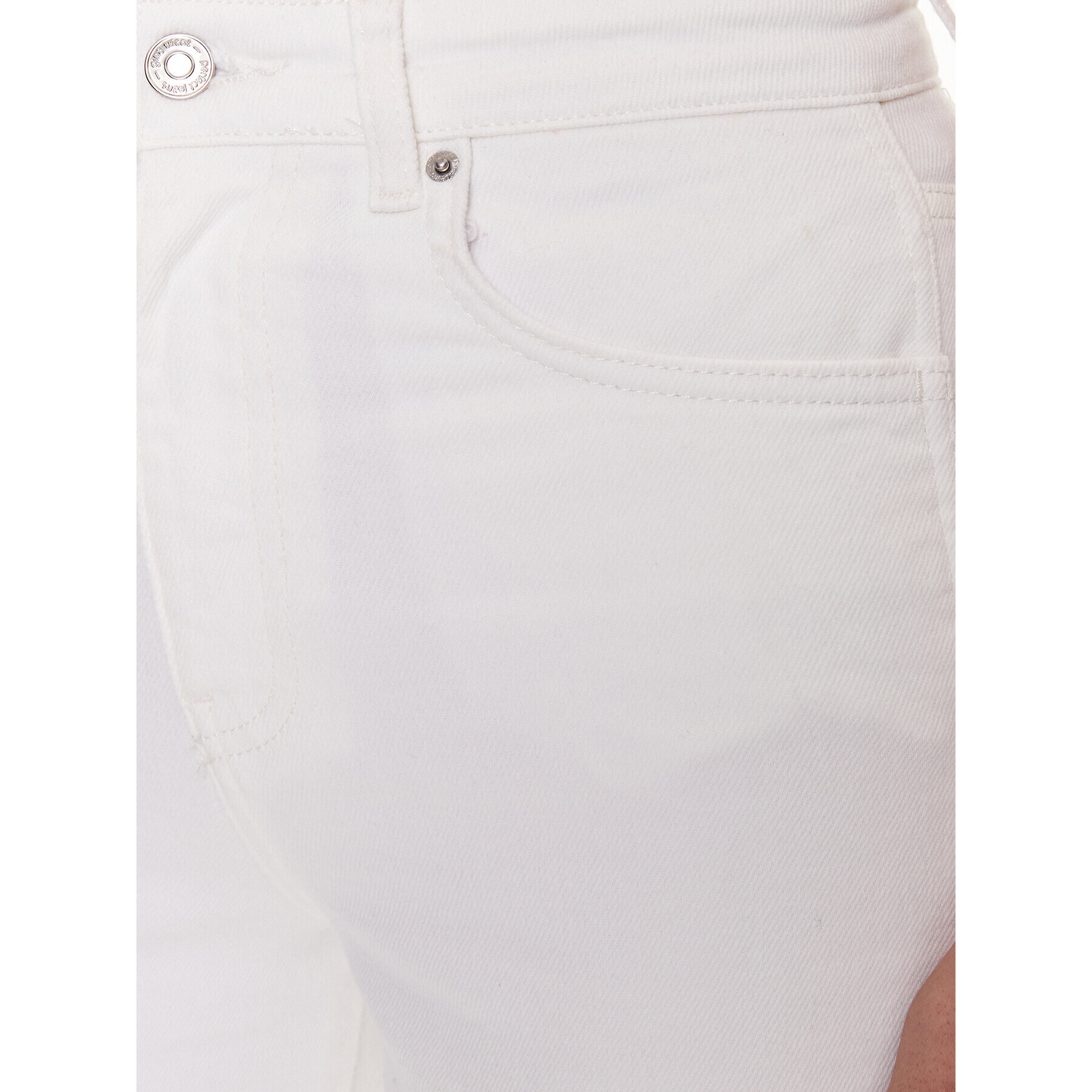 Gina Tricot Дънки 18983 Бял Slim Fit - Pepit.bg