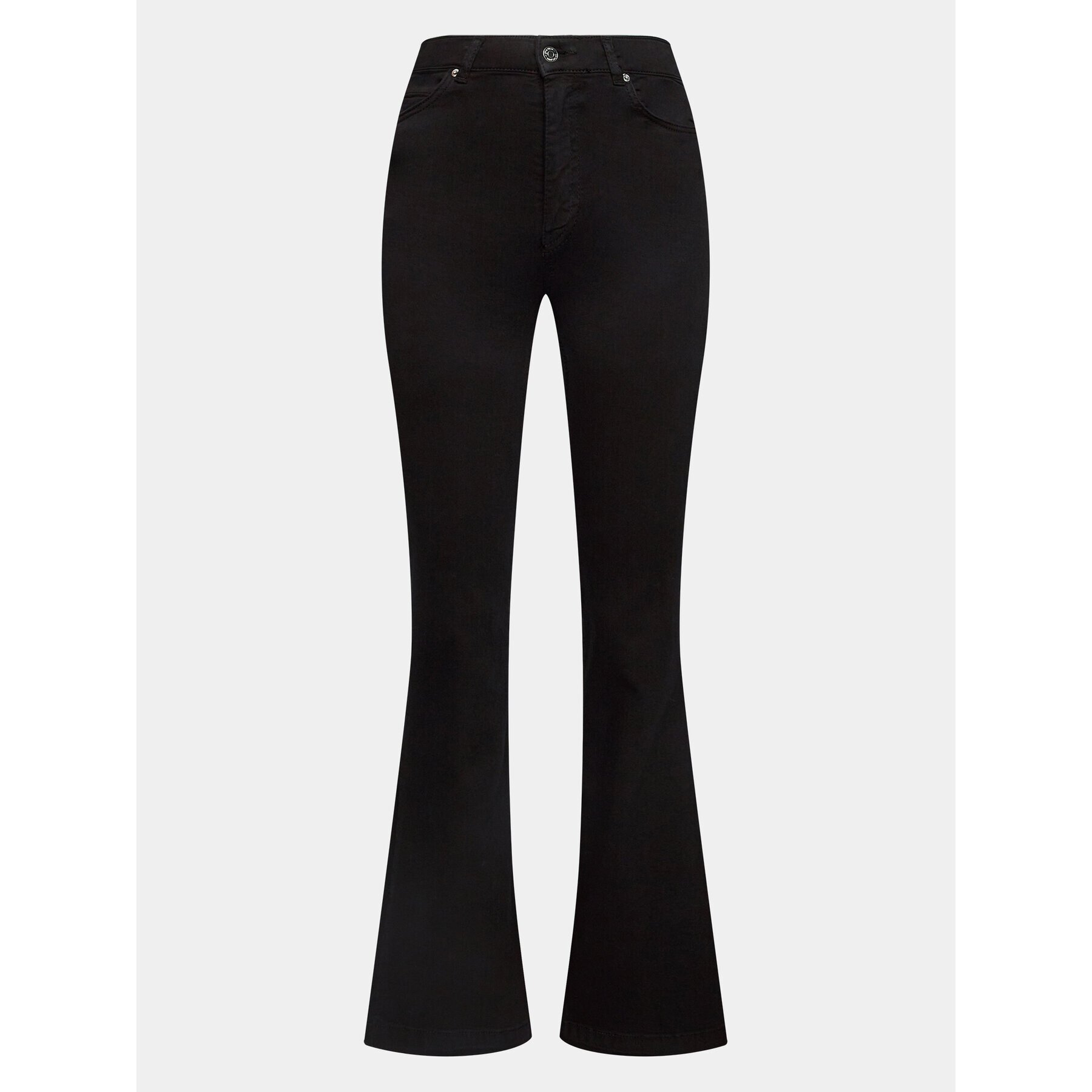 Gina Tricot Дънки 20200 Черен Flared Fit - Pepit.bg