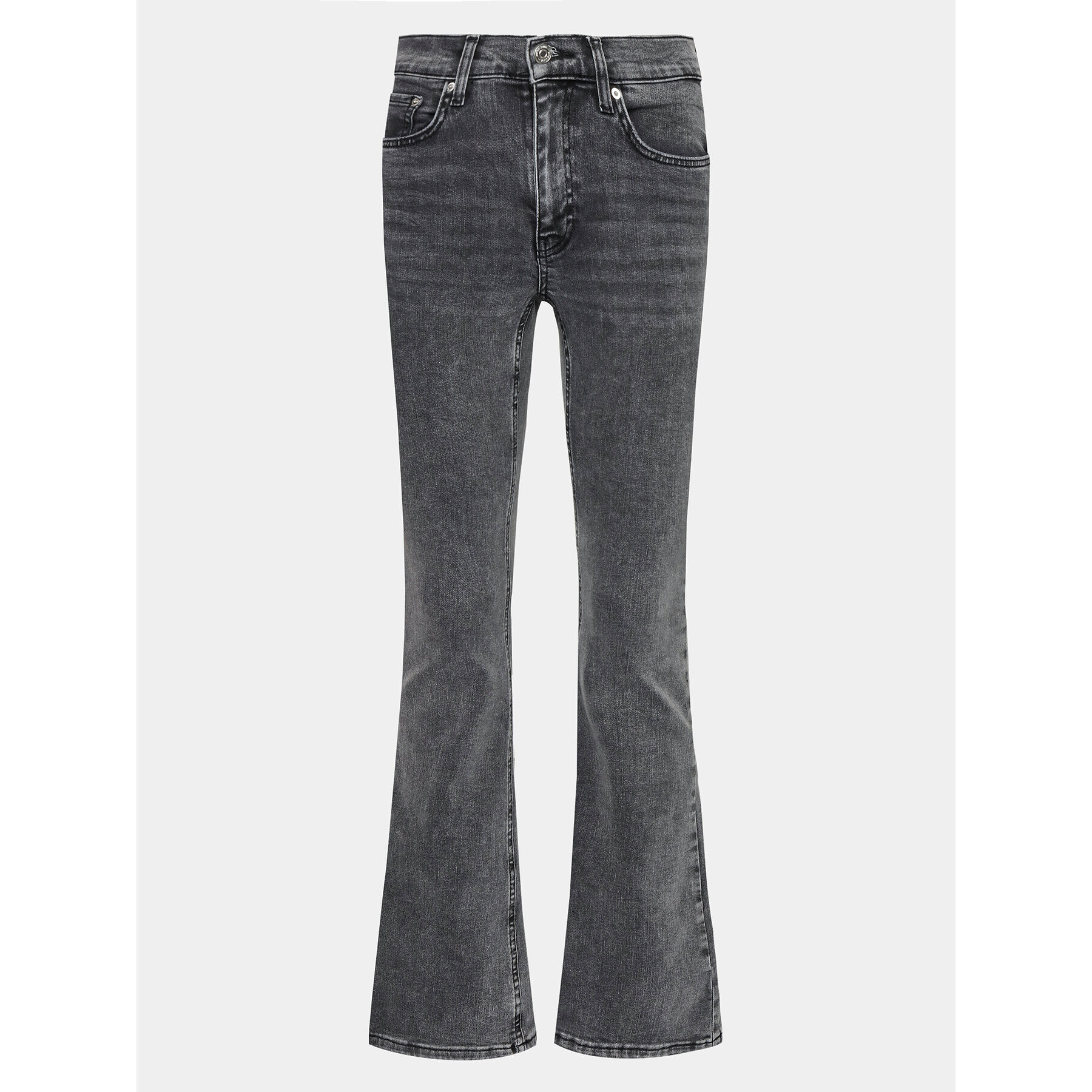 Gina Tricot Дънки 20489 Сив Bootcut Fit - Pepit.bg