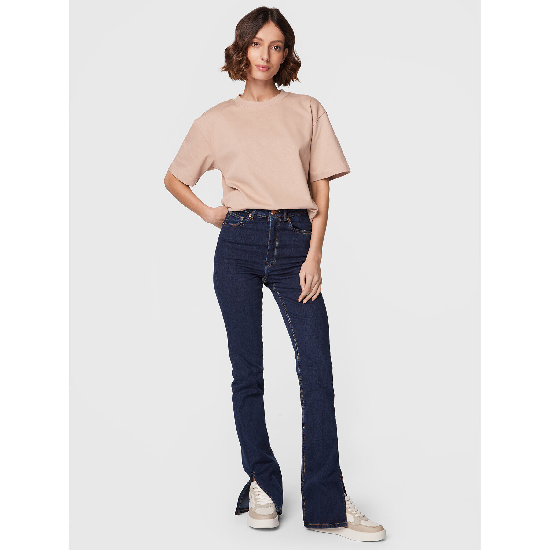 Gina Tricot Дънки Molly 17849 Тъмносин Skinny Fit - Pepit.bg