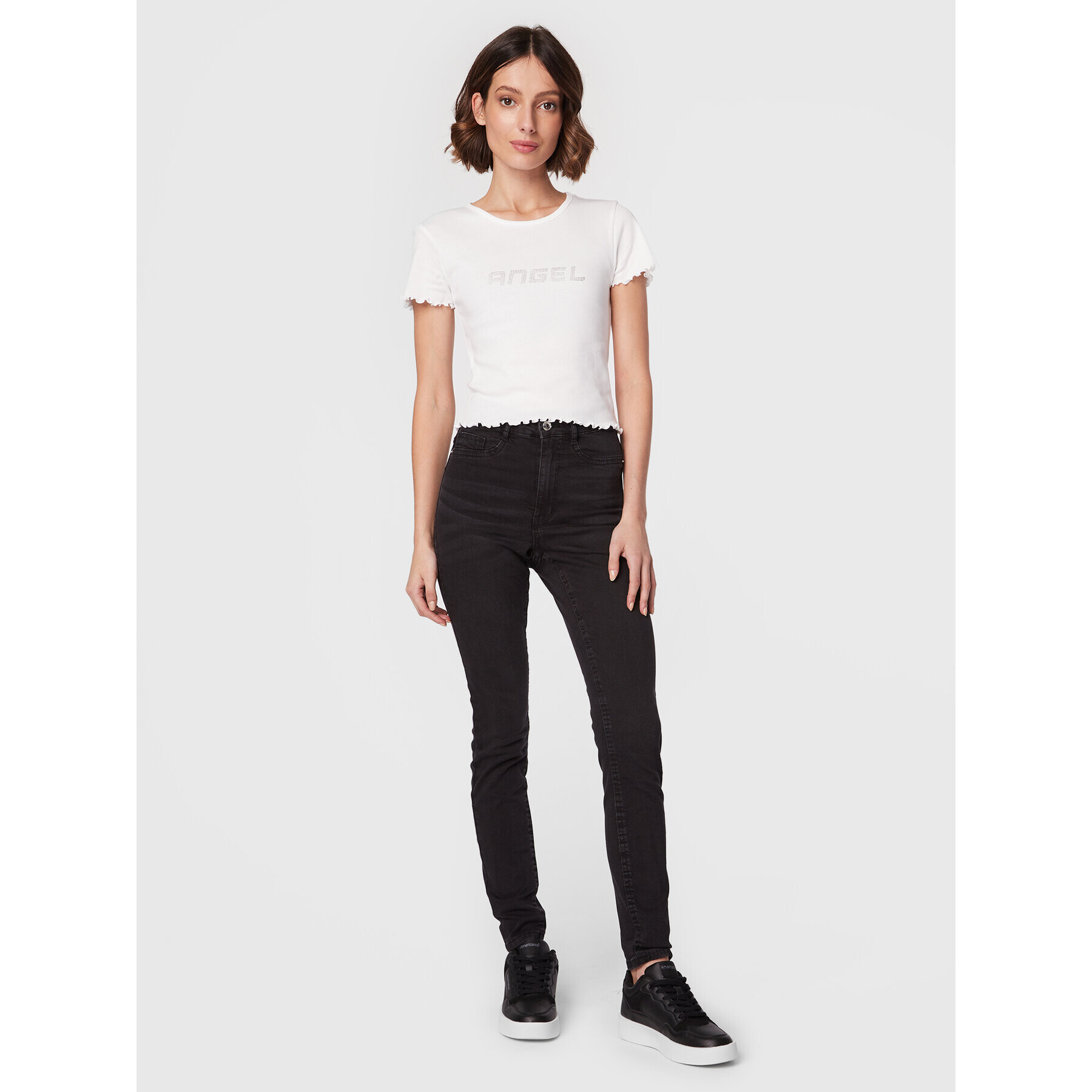 Gina Tricot Дънки Molly 65081 Черен Skinny Fit - Pepit.bg