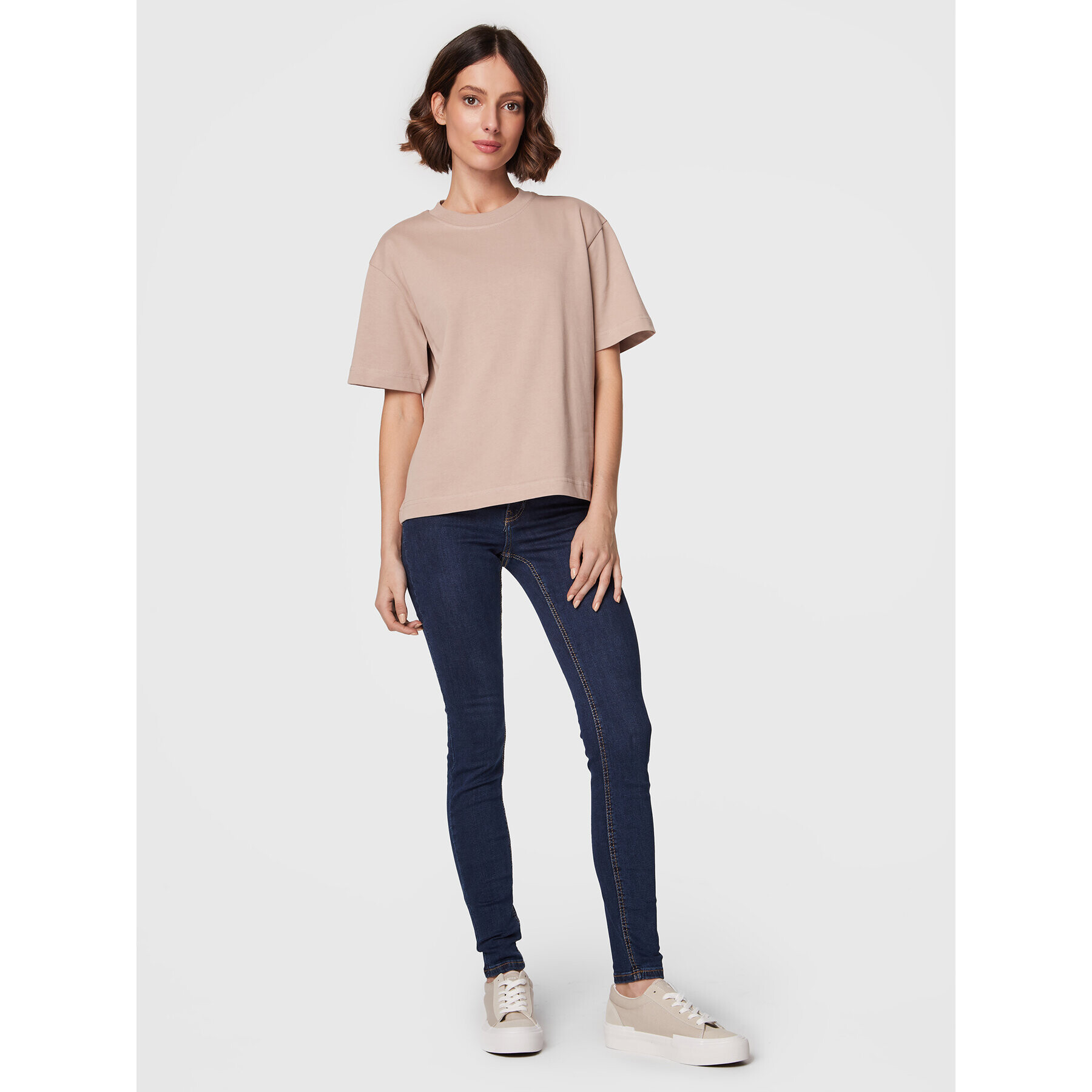 Gina Tricot Дънки Molly 69765 Тъмносин Skinny Fit - Pepit.bg