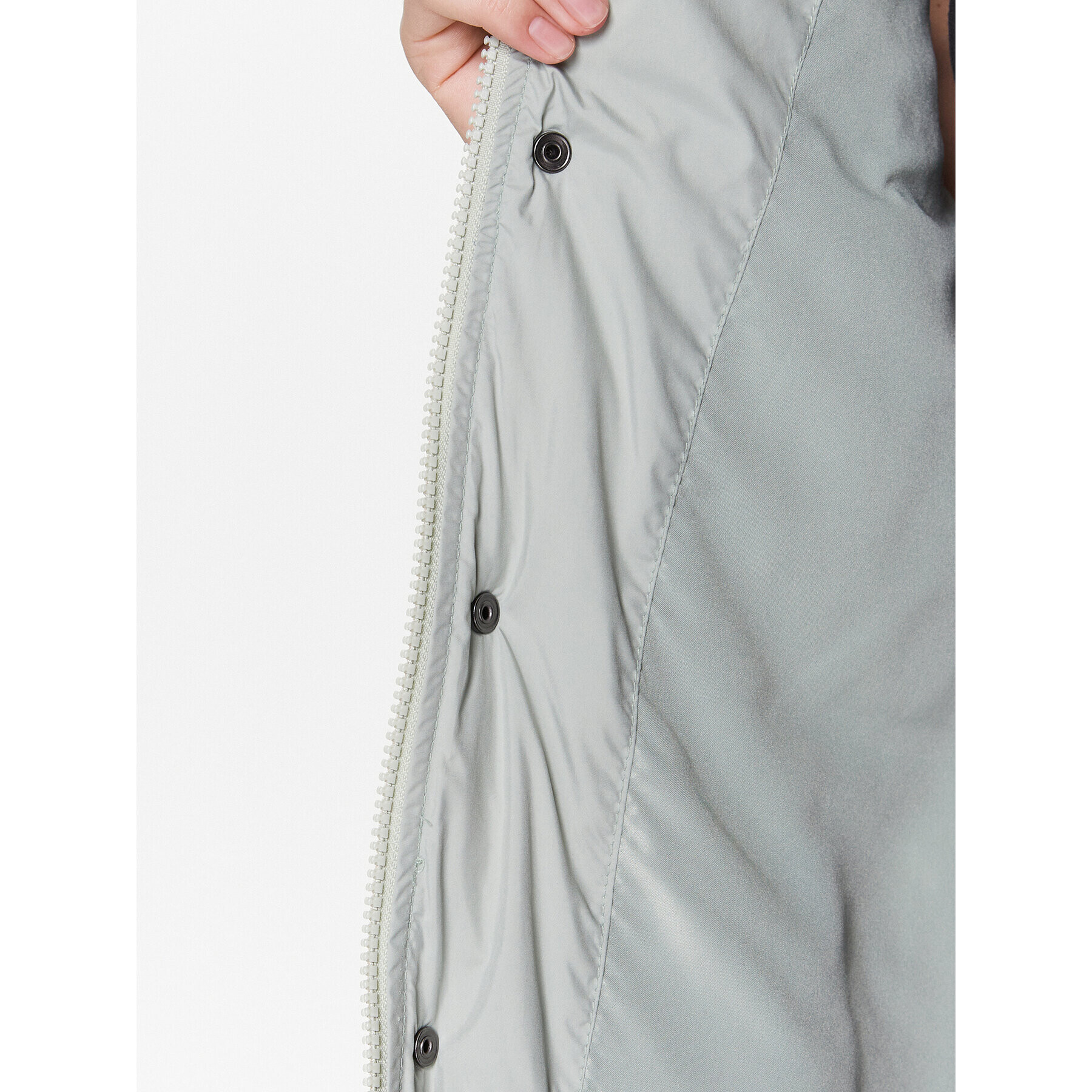 Gina Tricot Елек Leandra 17905 Зелен Relaxed Fit - Pepit.bg