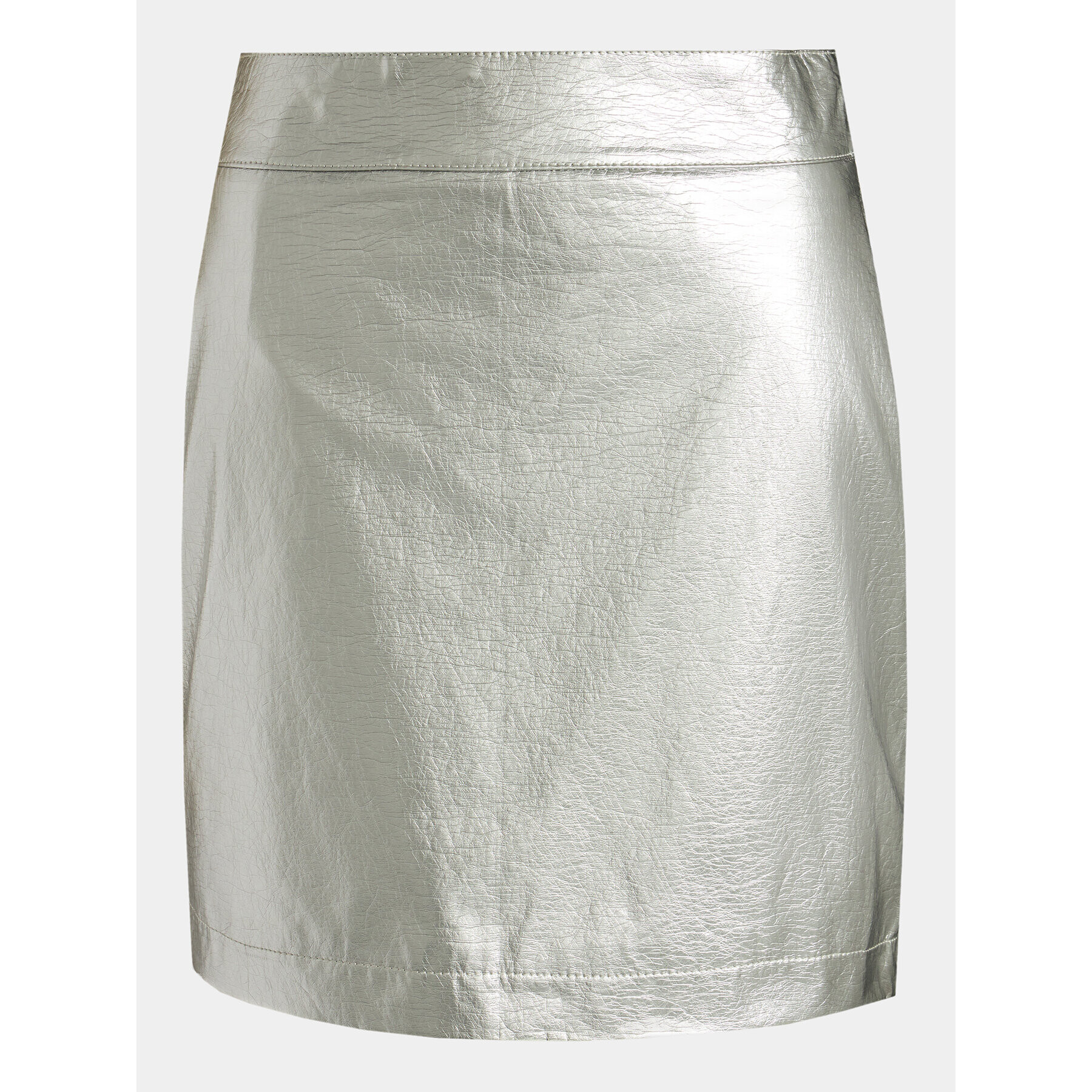 Gina Tricot Пола тип трапец 21397 Сребрист Regular Fit - Pepit.bg