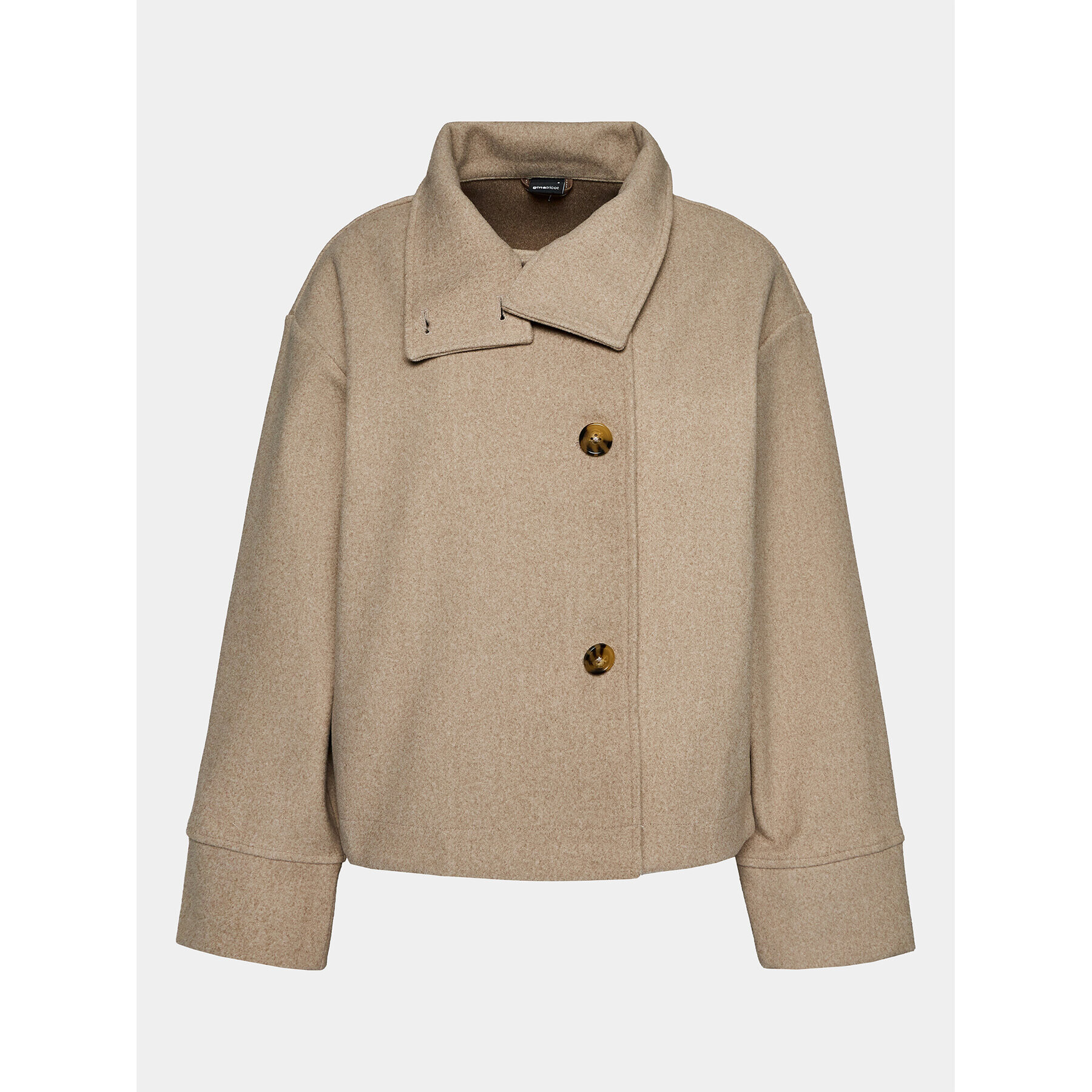 Gina Tricot Преходно яке 20129 Бежов Oversize - Pepit.bg