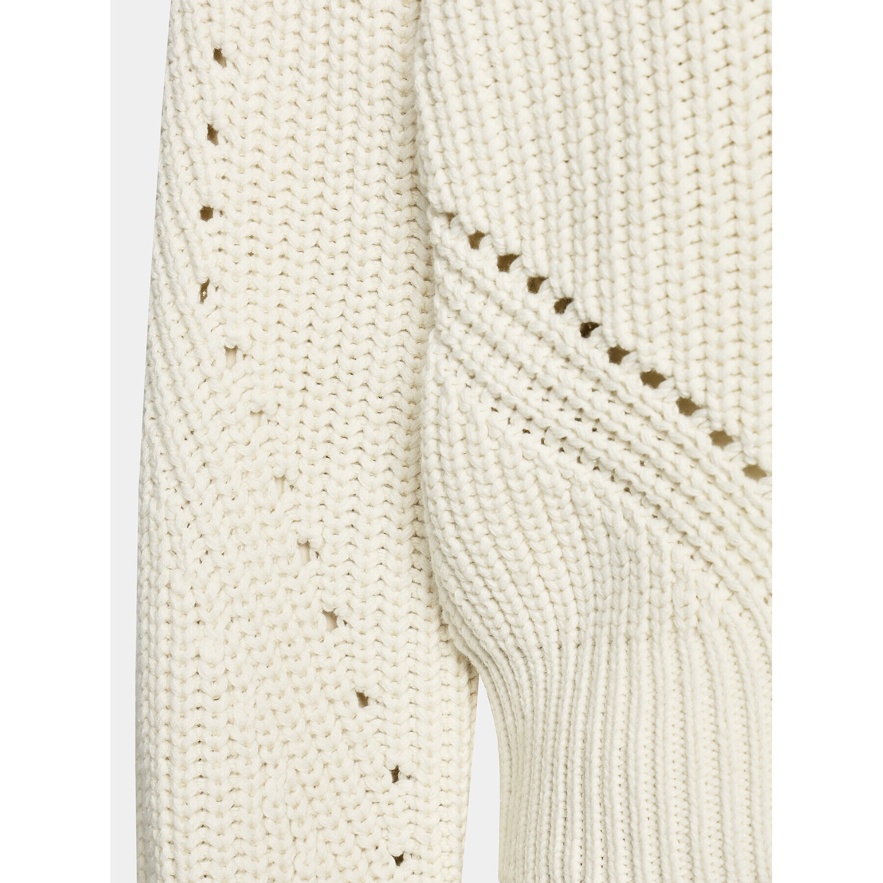 Gina Tricot Пуловер 20159 Екрю Regular Fit - Pepit.bg