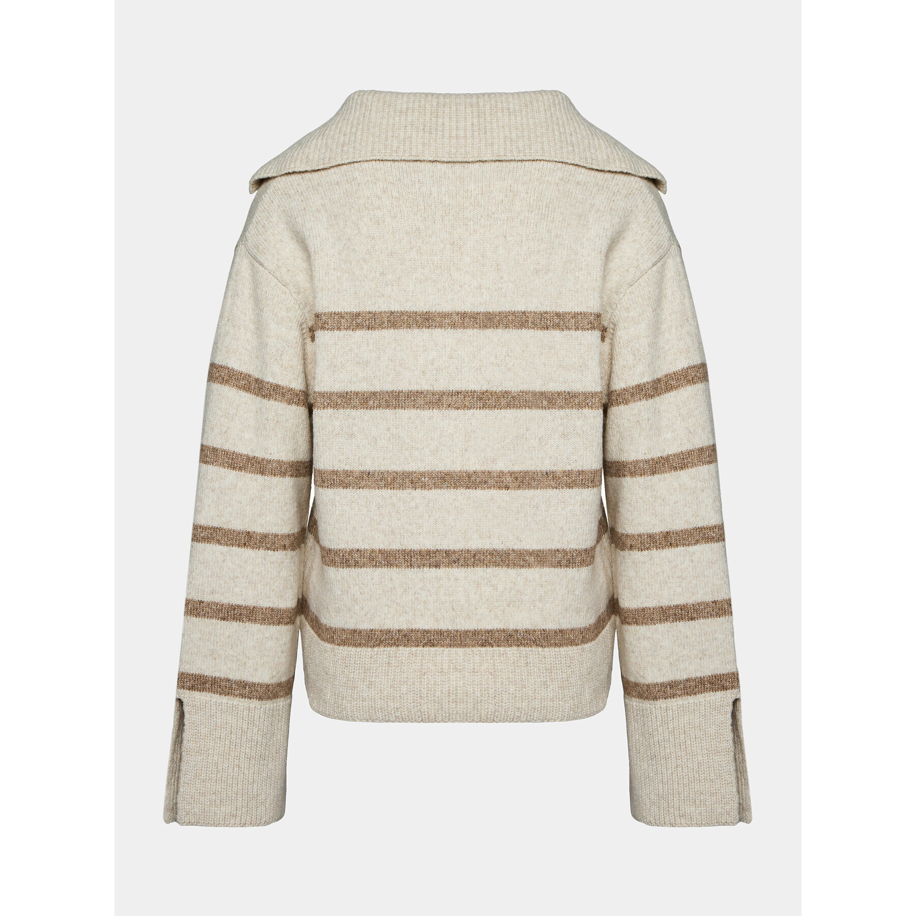 Gina Tricot Пуловер 20423 Бежов Regular Fit - Pepit.bg