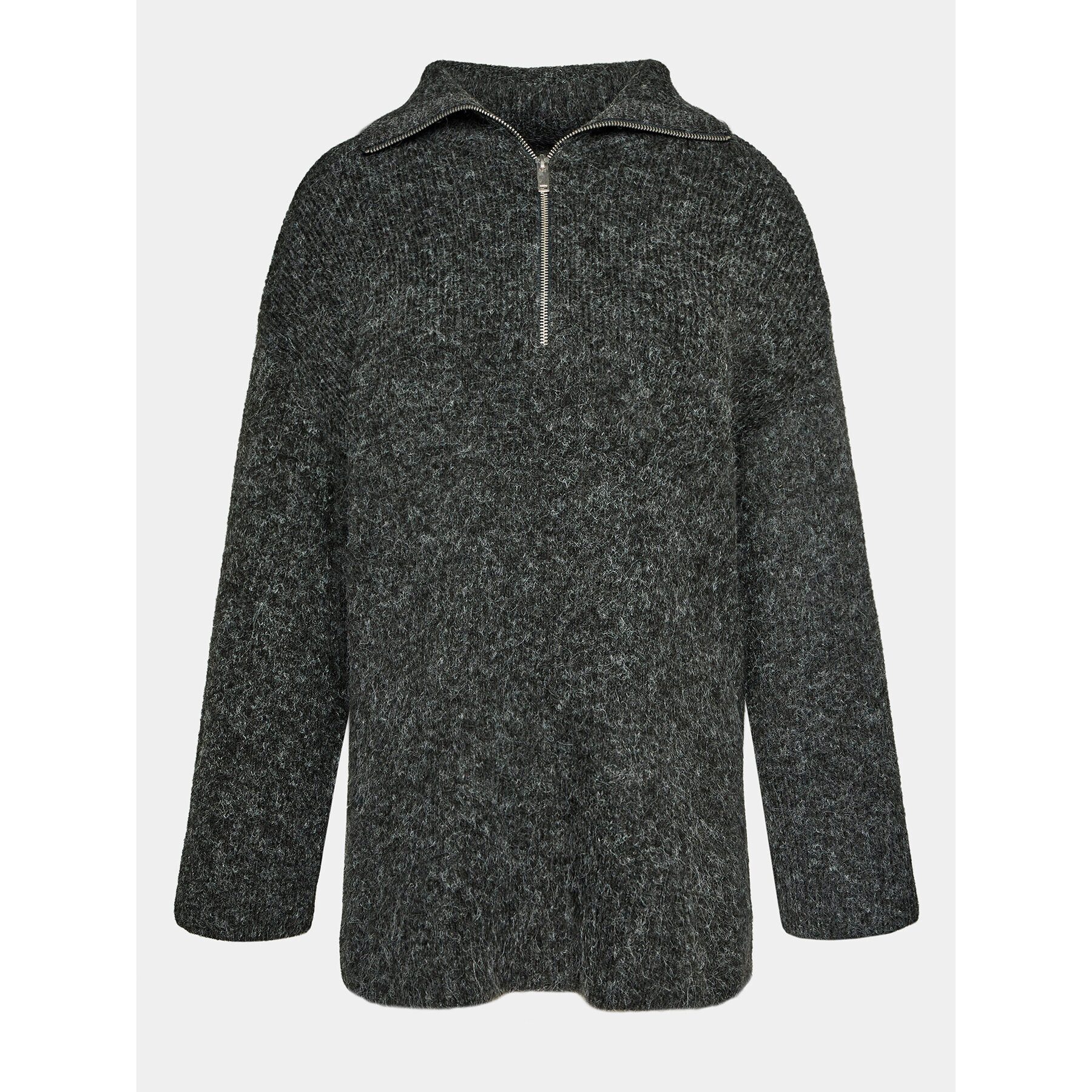 Gina Tricot Пуловер 21066 Сив Regular Fit - Pepit.bg