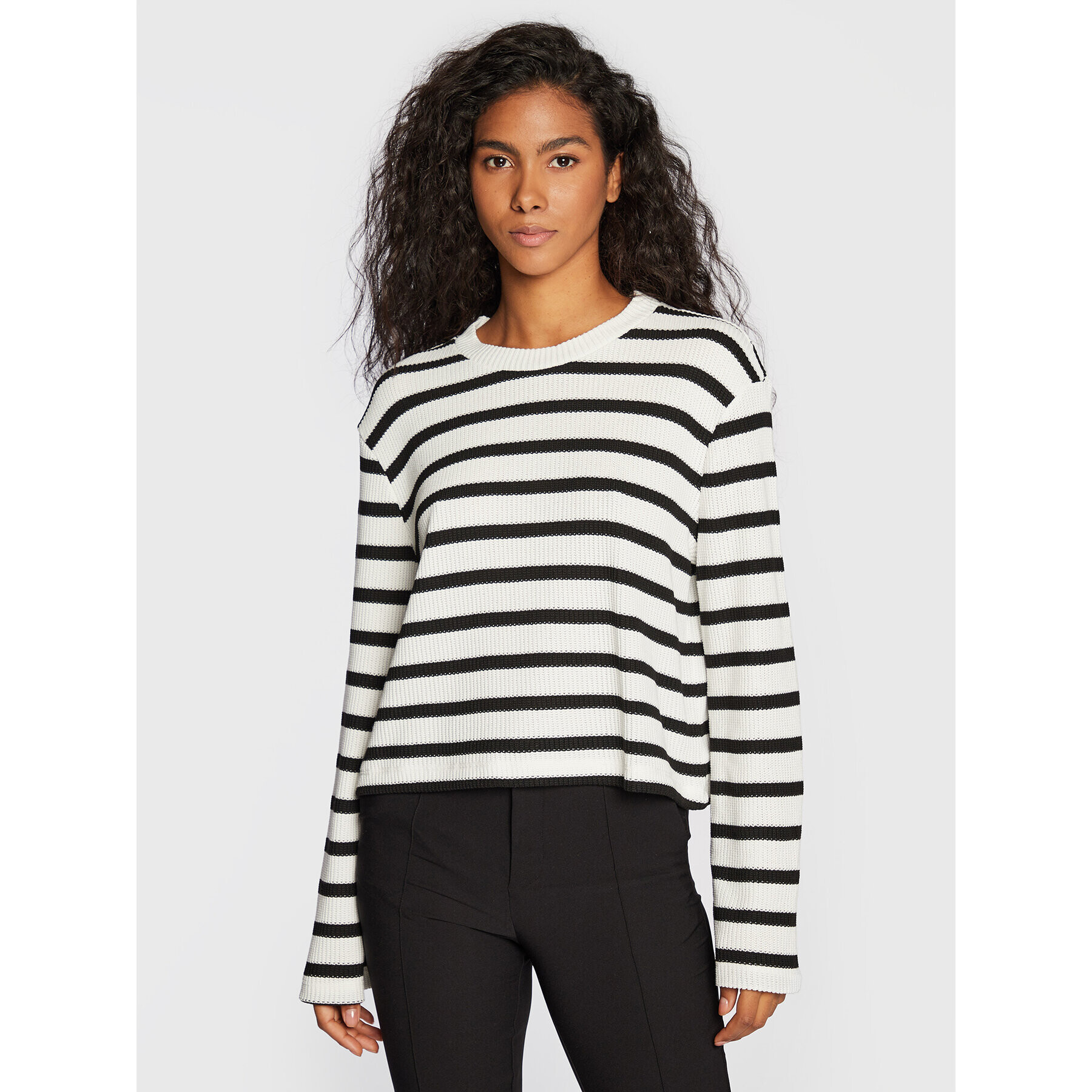 Gina Tricot Пуловер Peg 17926 Бордо Regular Fit - Pepit.bg