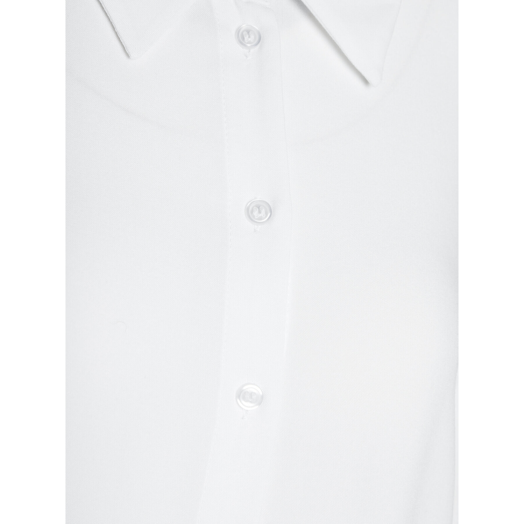 Gina Tricot Риза 19697 Бял Regular Fit - Pepit.bg