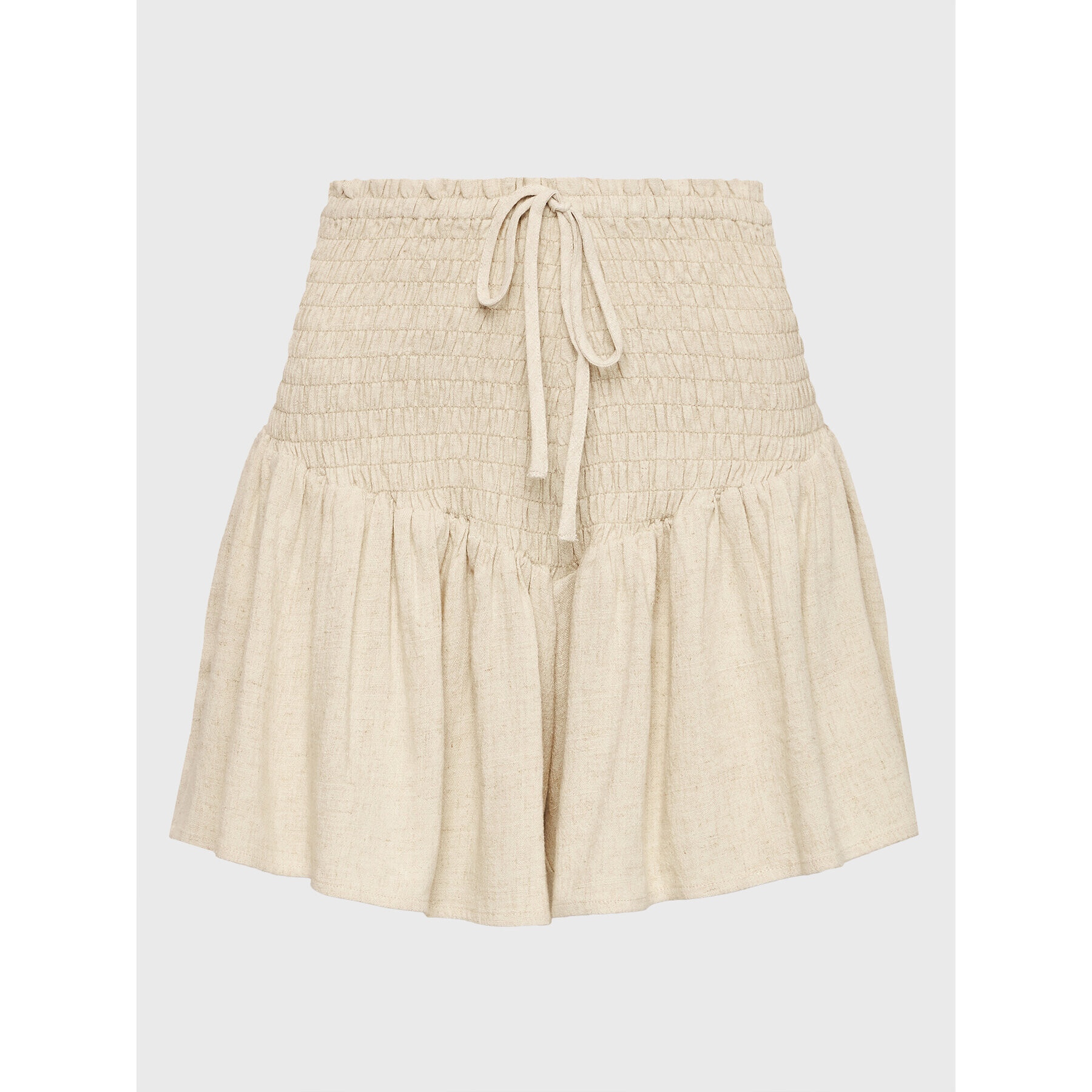 Gina Tricot Шорти от плат 19970 Бежов Regular Fit - Pepit.bg