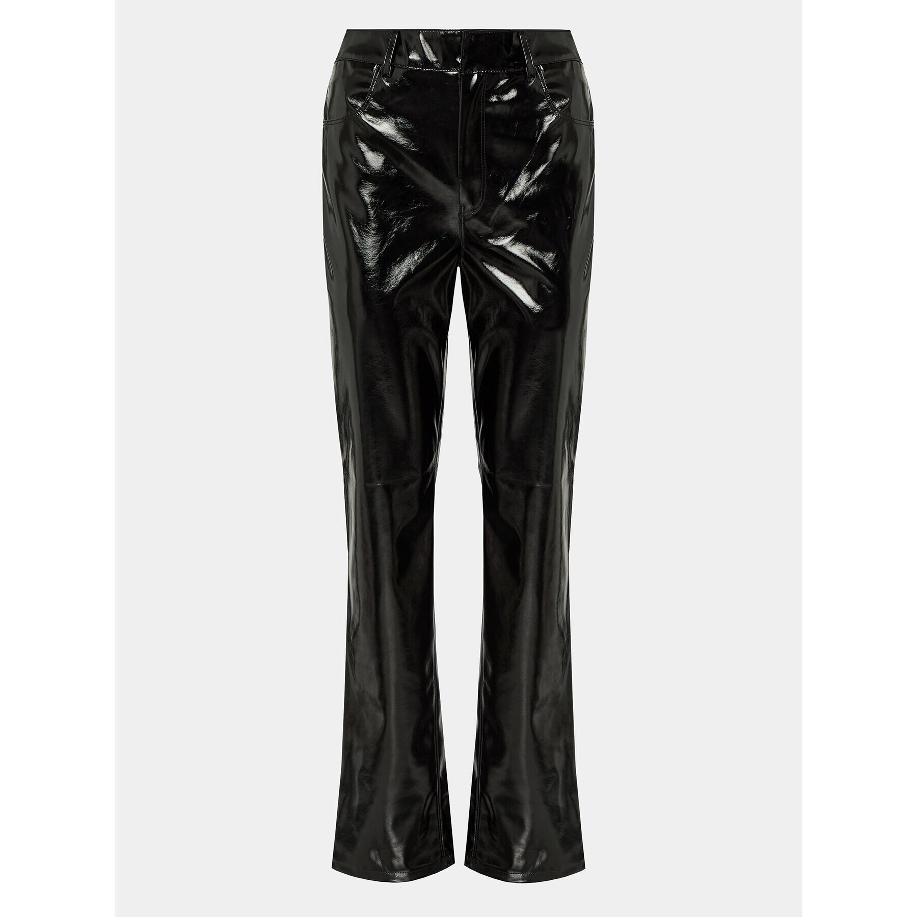 Gina Tricot Текстилни панталони 21348 Черен Regular Fit - Pepit.bg