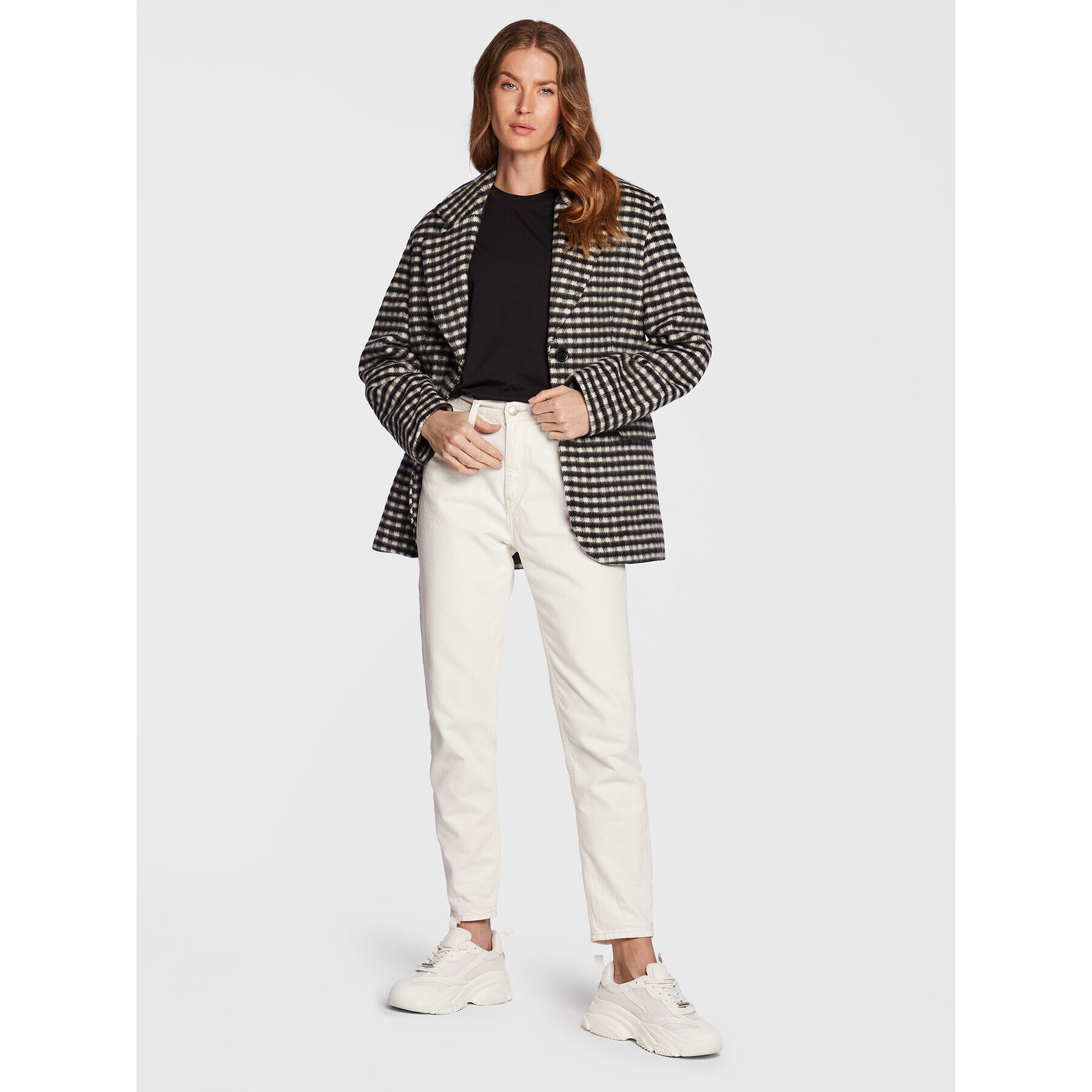 Gina Tricot Тишърт Basic 17937 Черен Regular Fit - Pepit.bg