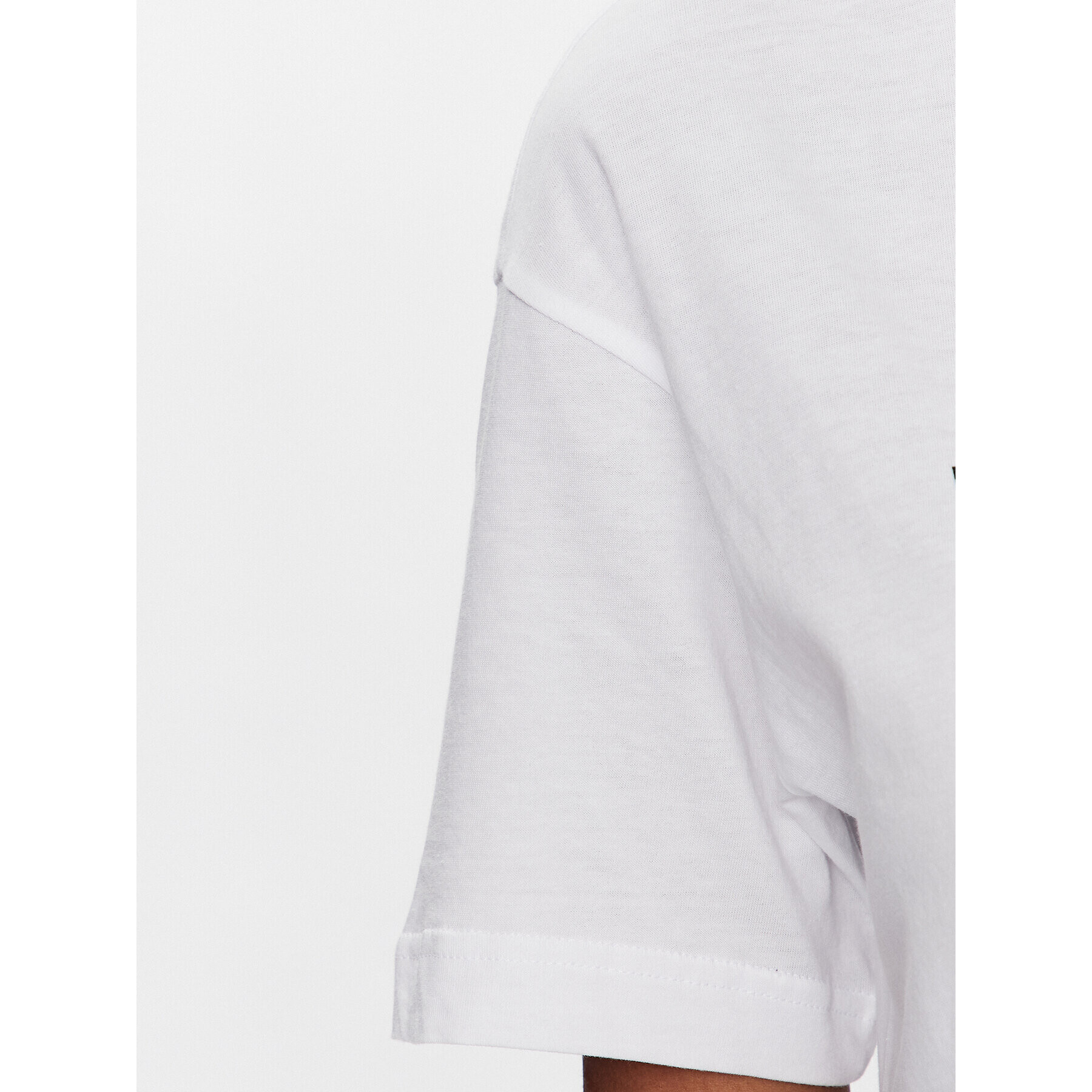 Gina Tricot Тишърт Printed 15785 Бял Regular Fit - Pepit.bg