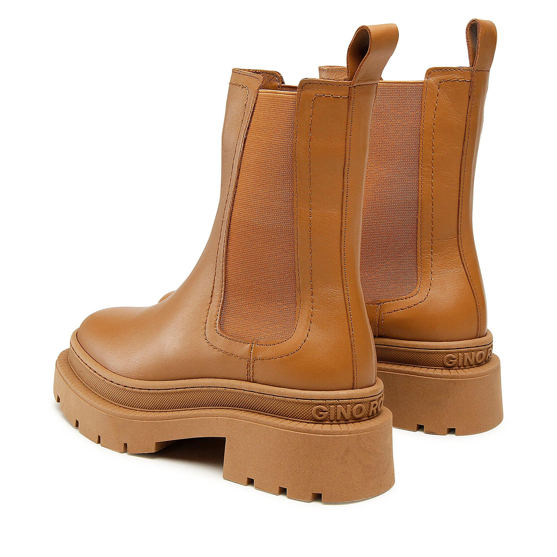 Gino Rossi Боти тип челси 222FW103 Кафяв - Pepit.bg