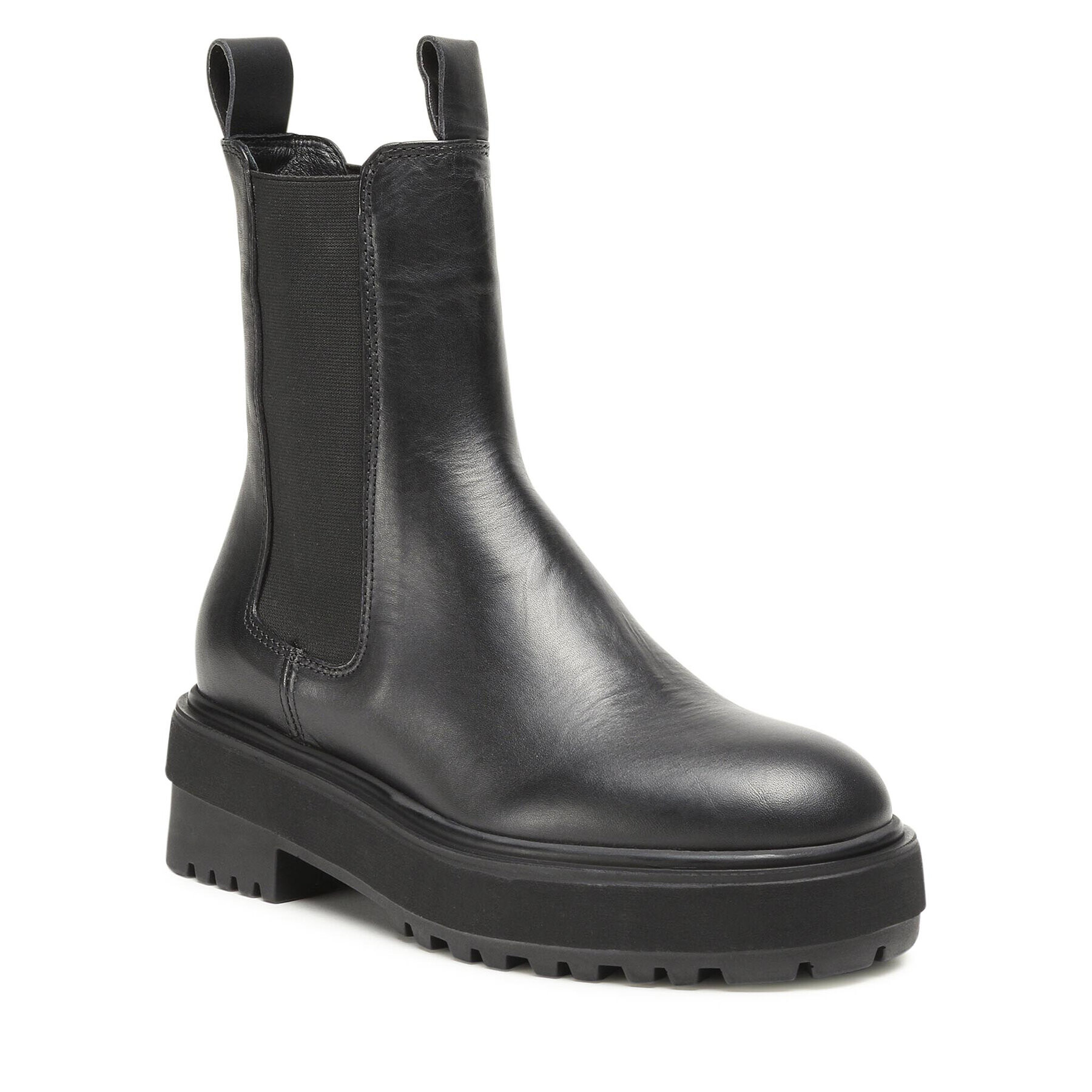 Gino Rossi Боти тип челси 222FW157 Черен - Pepit.bg